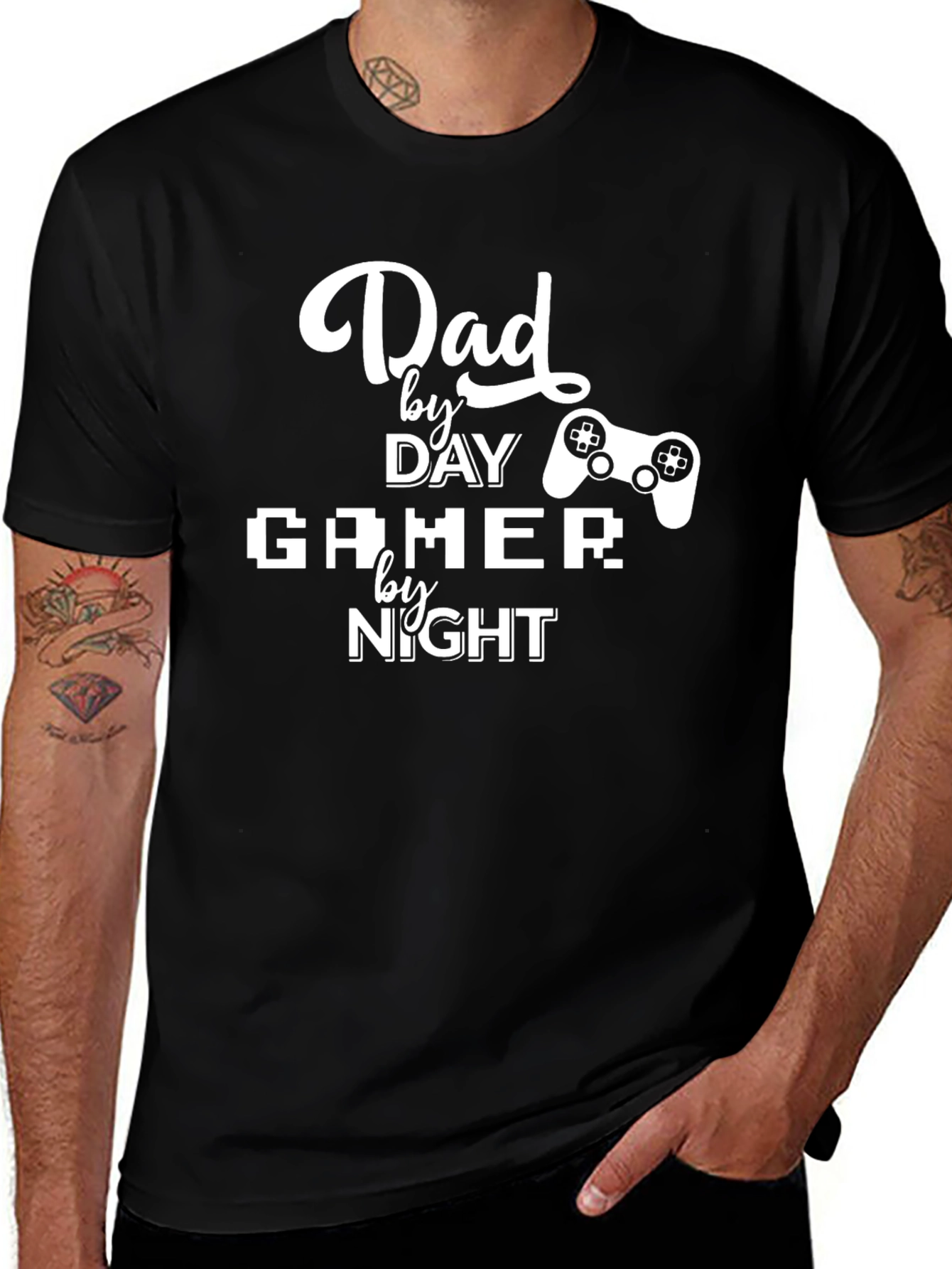 Dad By Day Gamer By Night T-Shirt