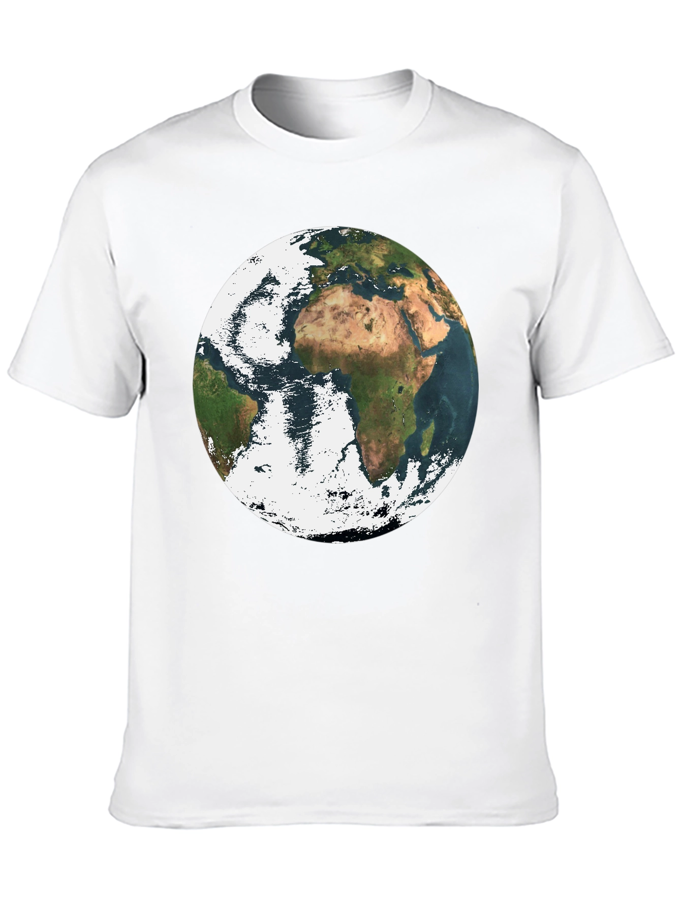 Earth Graphic Print Black T-Shirt