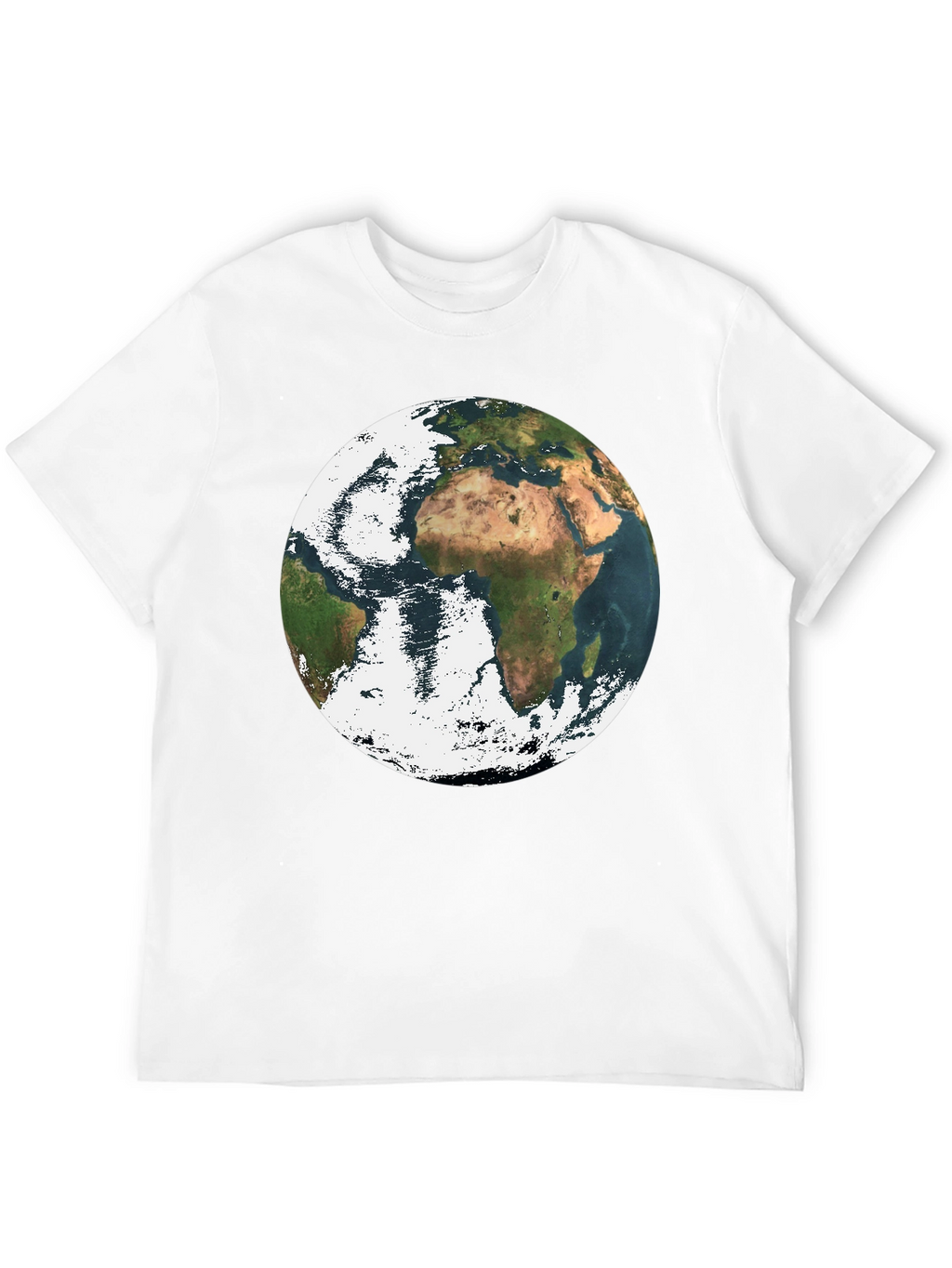 Earth Graphic Print Black T-Shirt