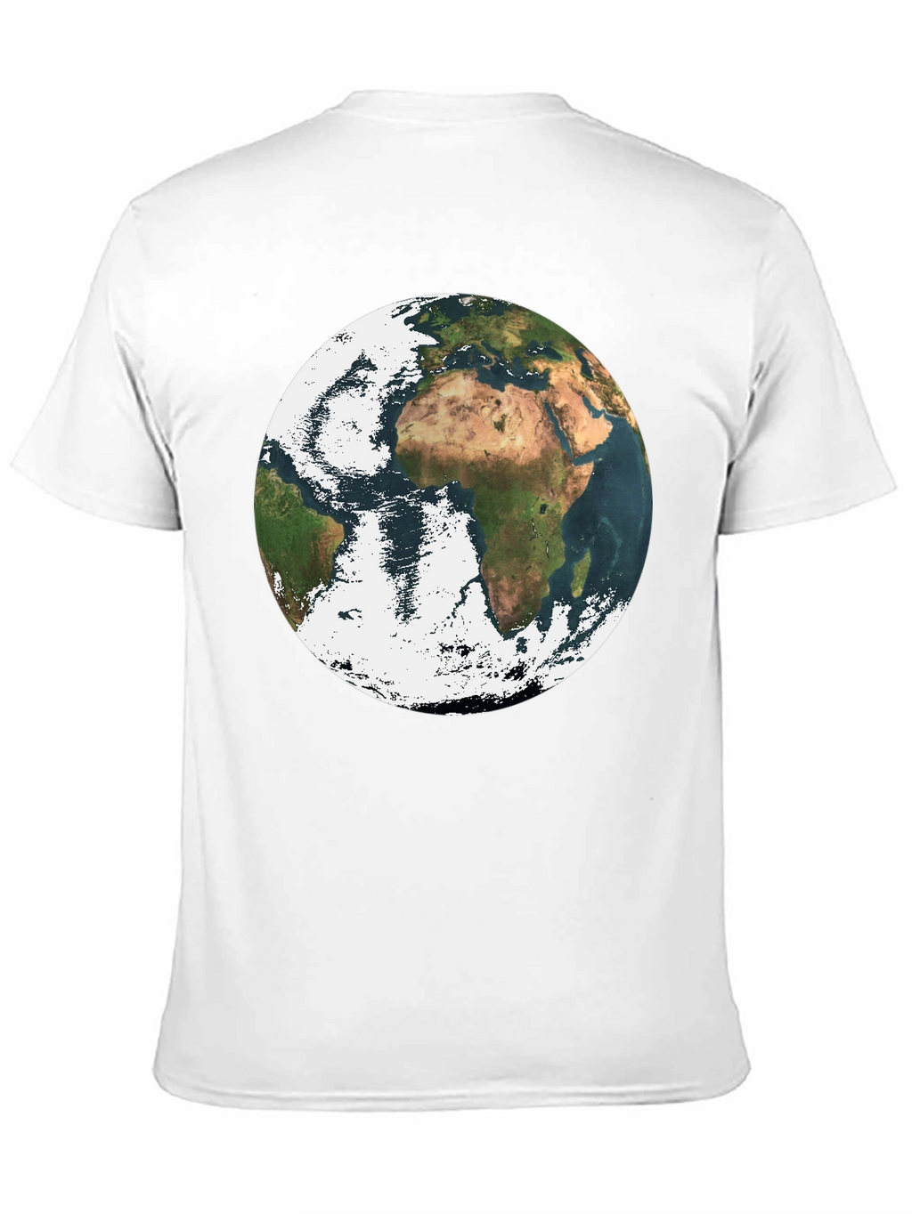 Earth Graphic Print Black T-Shirt