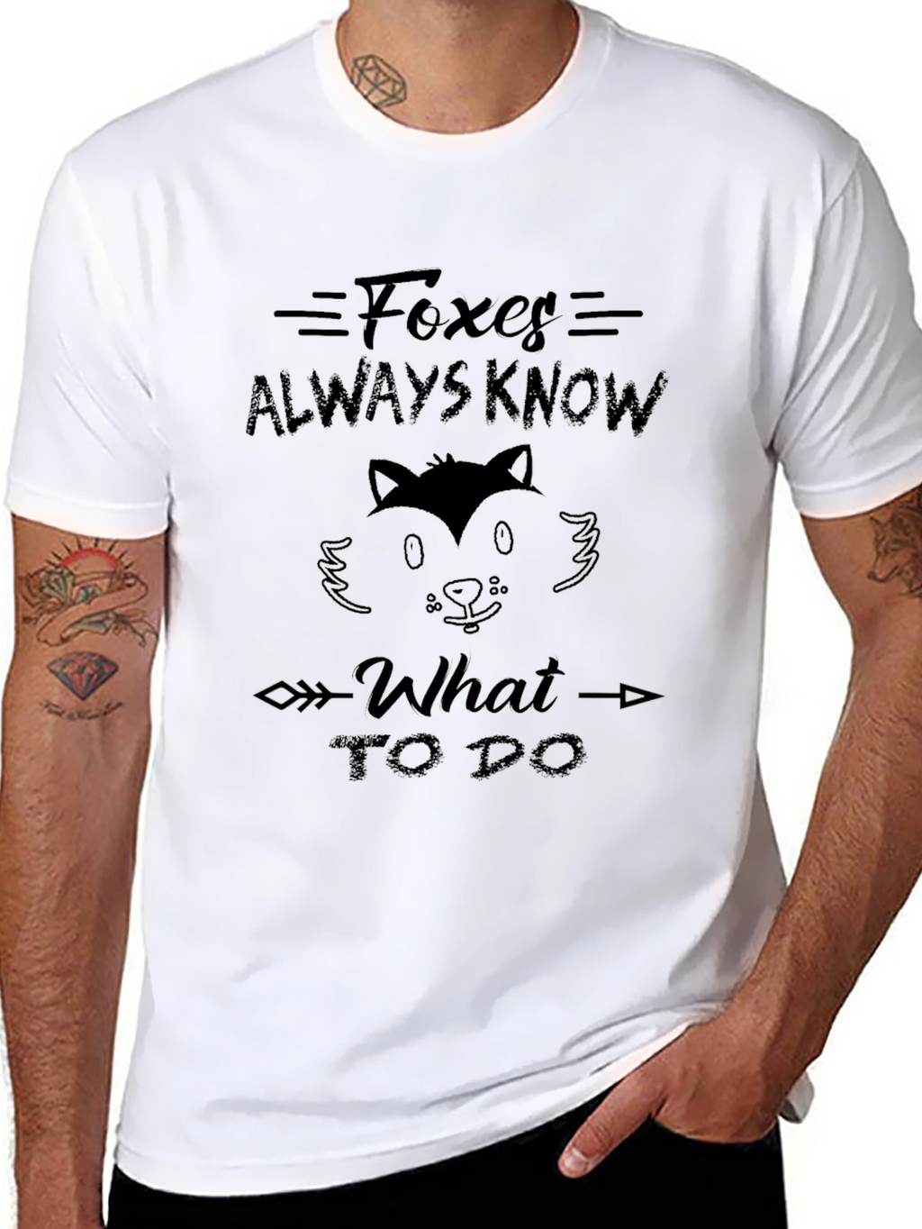 Foxes Always Know Graphic Tee
