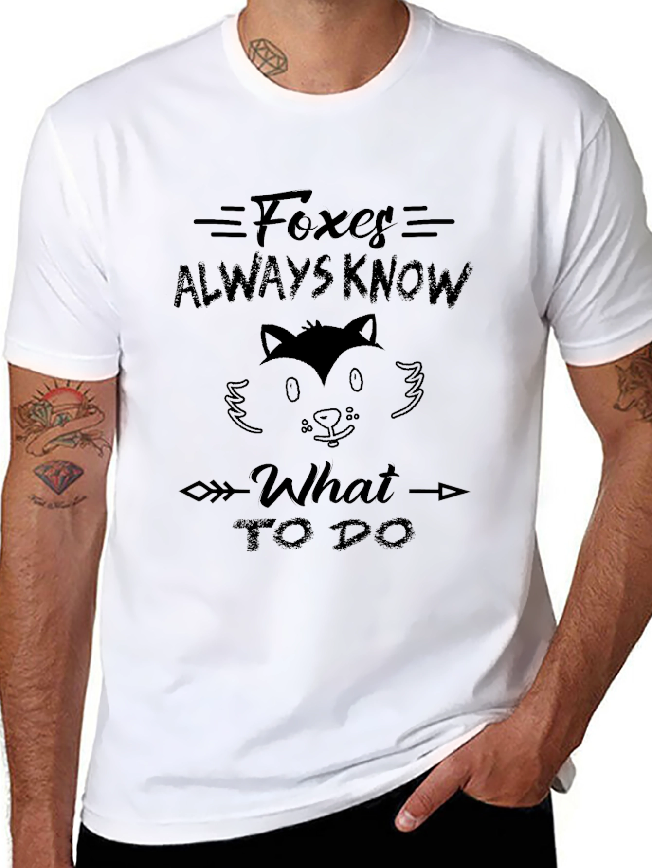Foxes Always Know Graphic Tee