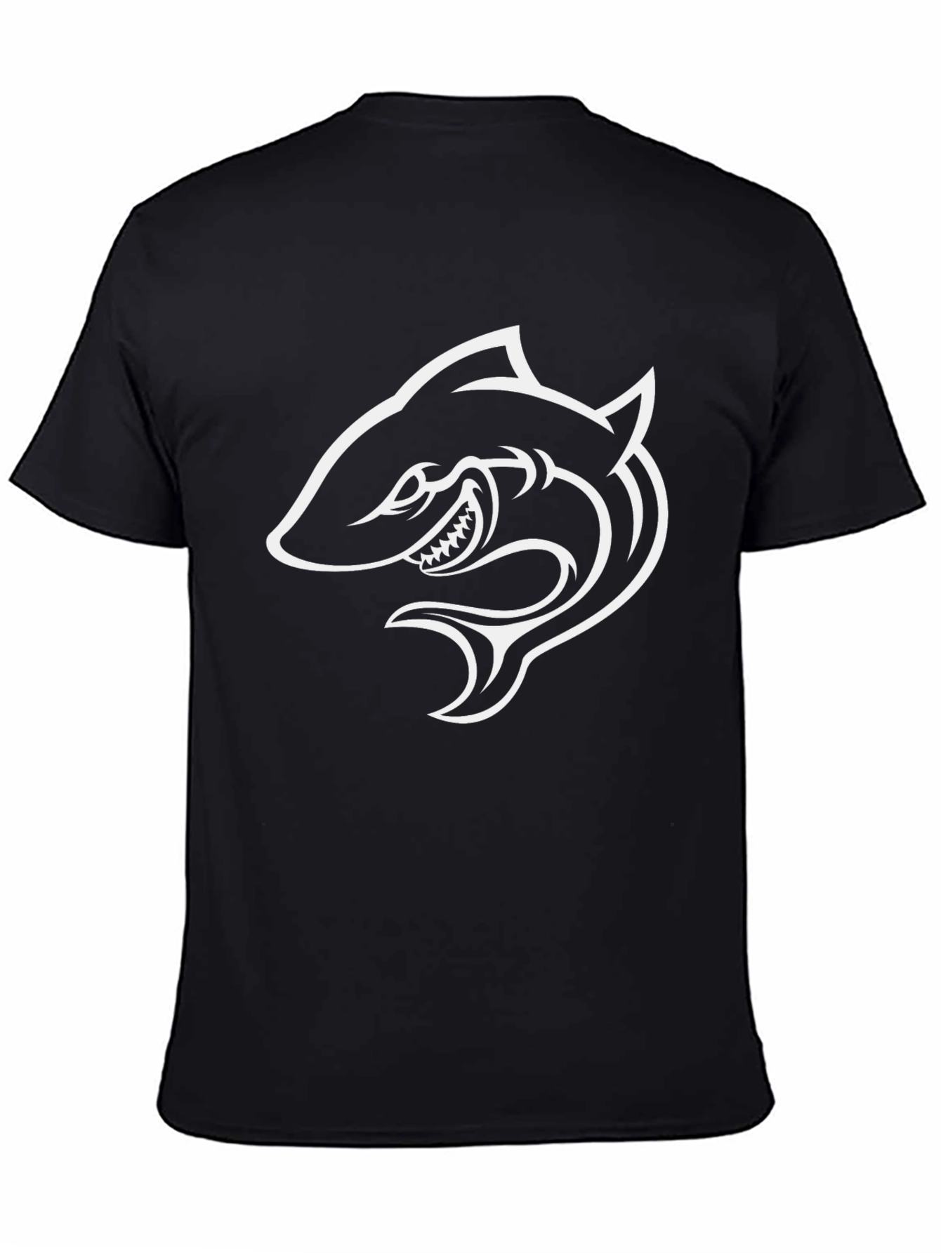 Black Shark Graphic Tee - Bold and Stylish