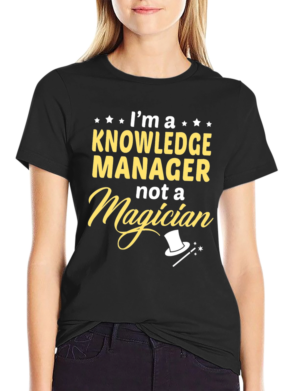 Knowledge Manager T-Shirt - Not a Magician