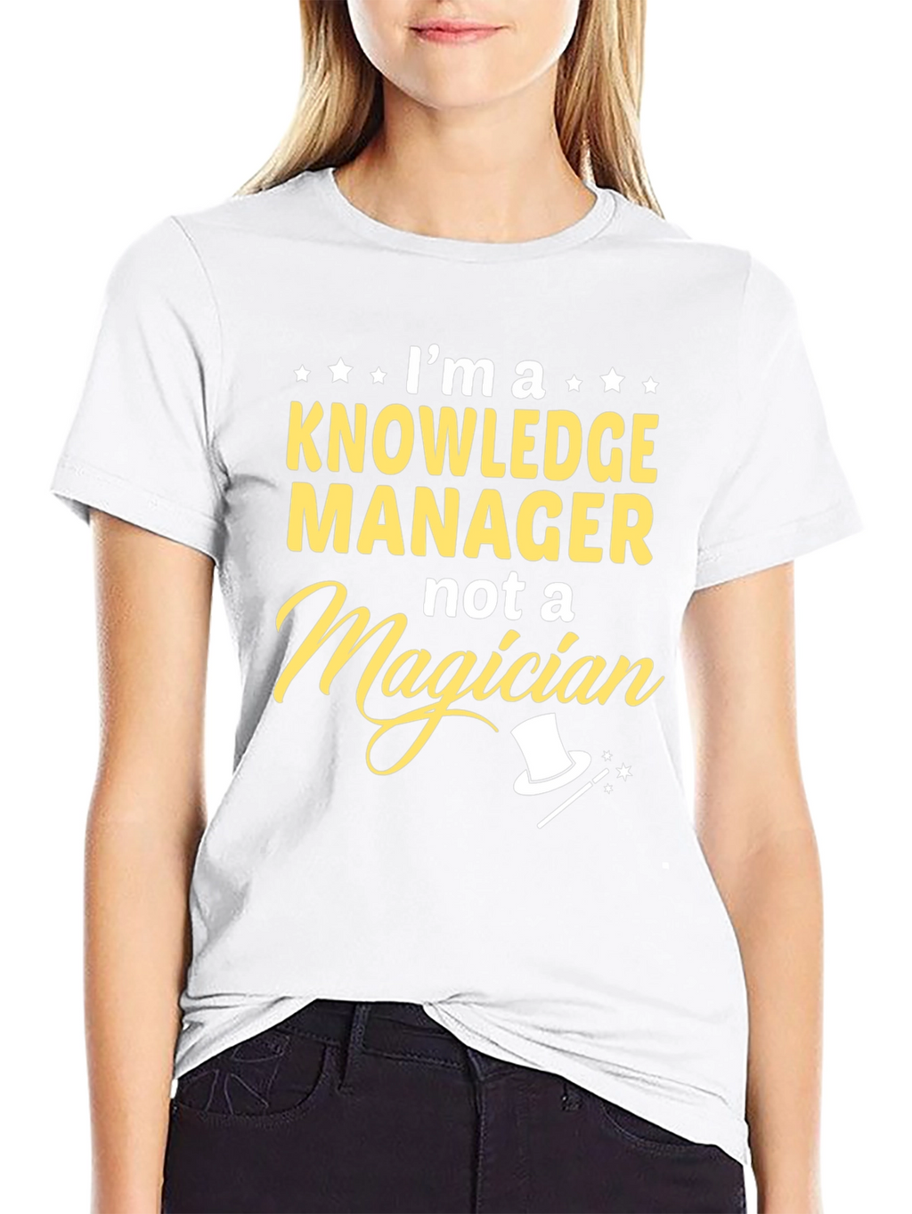 Knowledge Manager T-Shirt - Not a Magician