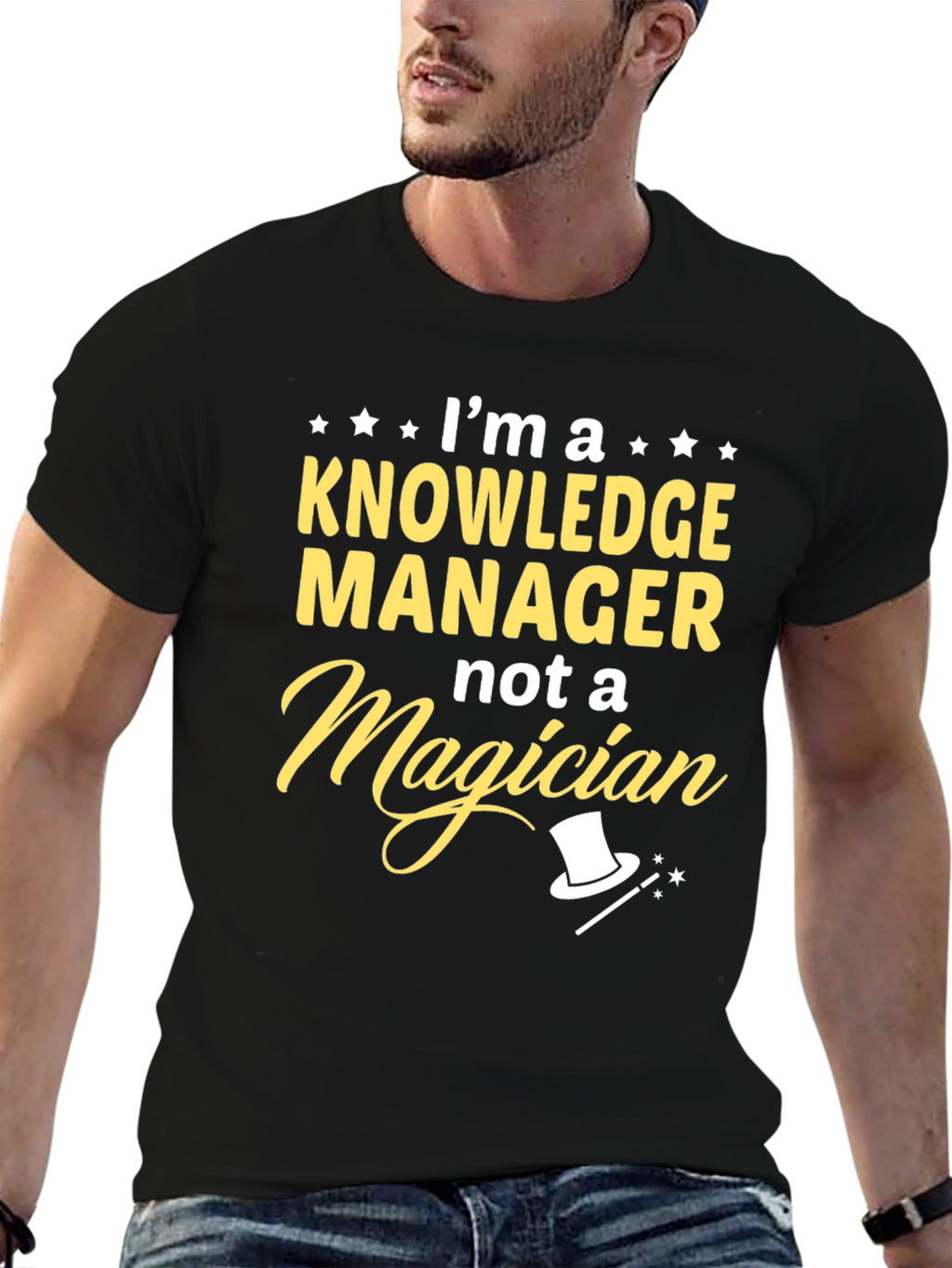 Knowledge Manager T-Shirt - Not a Magician