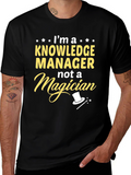 Knowledge Manager T-Shirt - Not a Magician