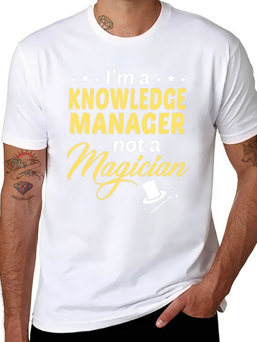 Knowledge Manager T-Shirt - Not a Magician