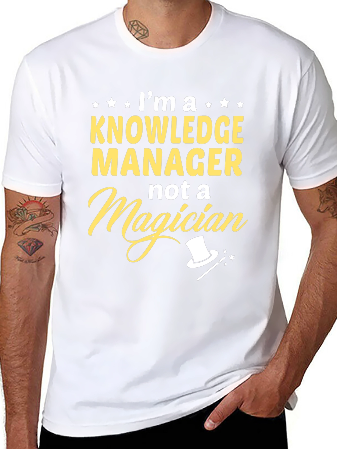 Knowledge Manager T-Shirt - Not a Magician