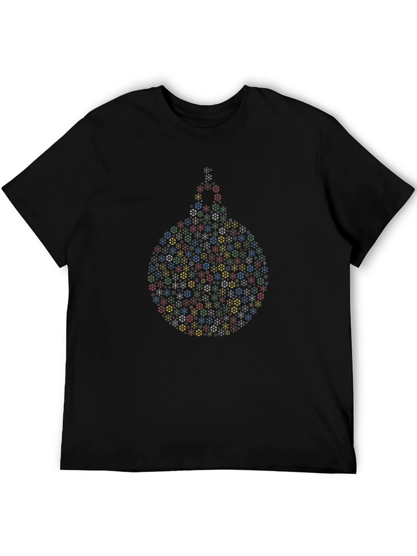 Festive Snowflake Ornament Tee - Holiday Cheer