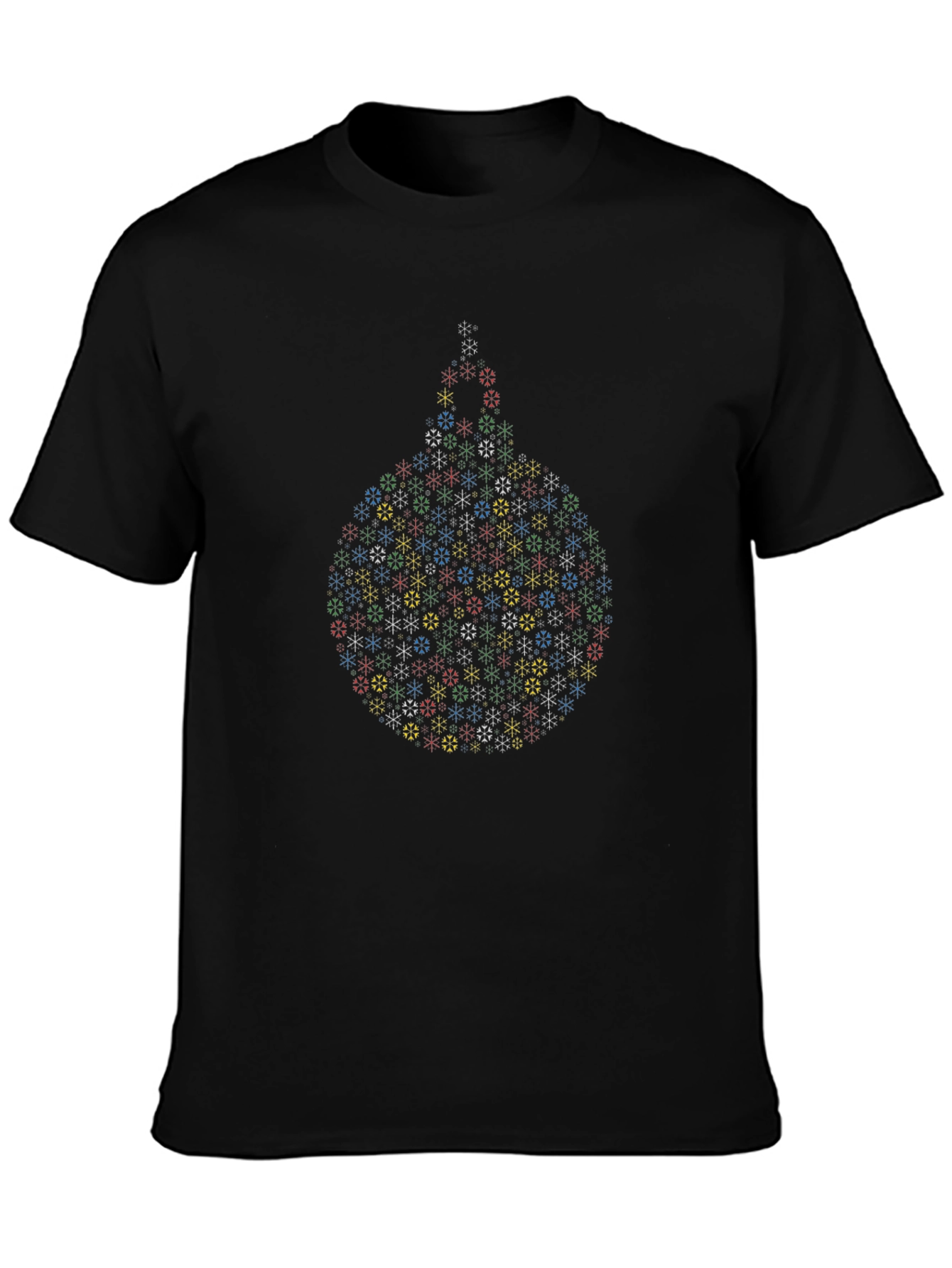 Festive Snowflake Ornament Tee - Holiday Cheer