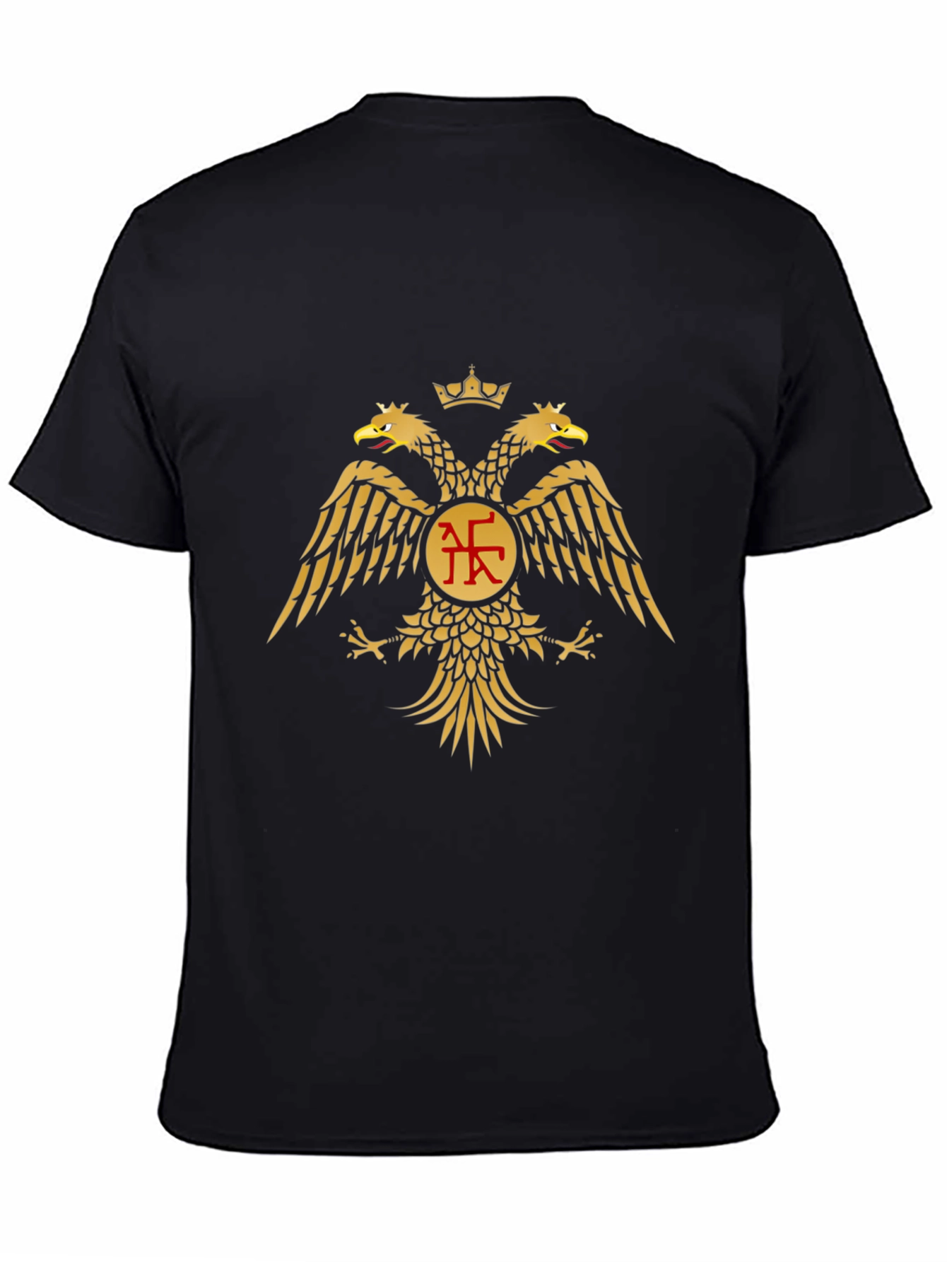 Double Headed Eagle Graphic Tee - Byzantine Inspired Design