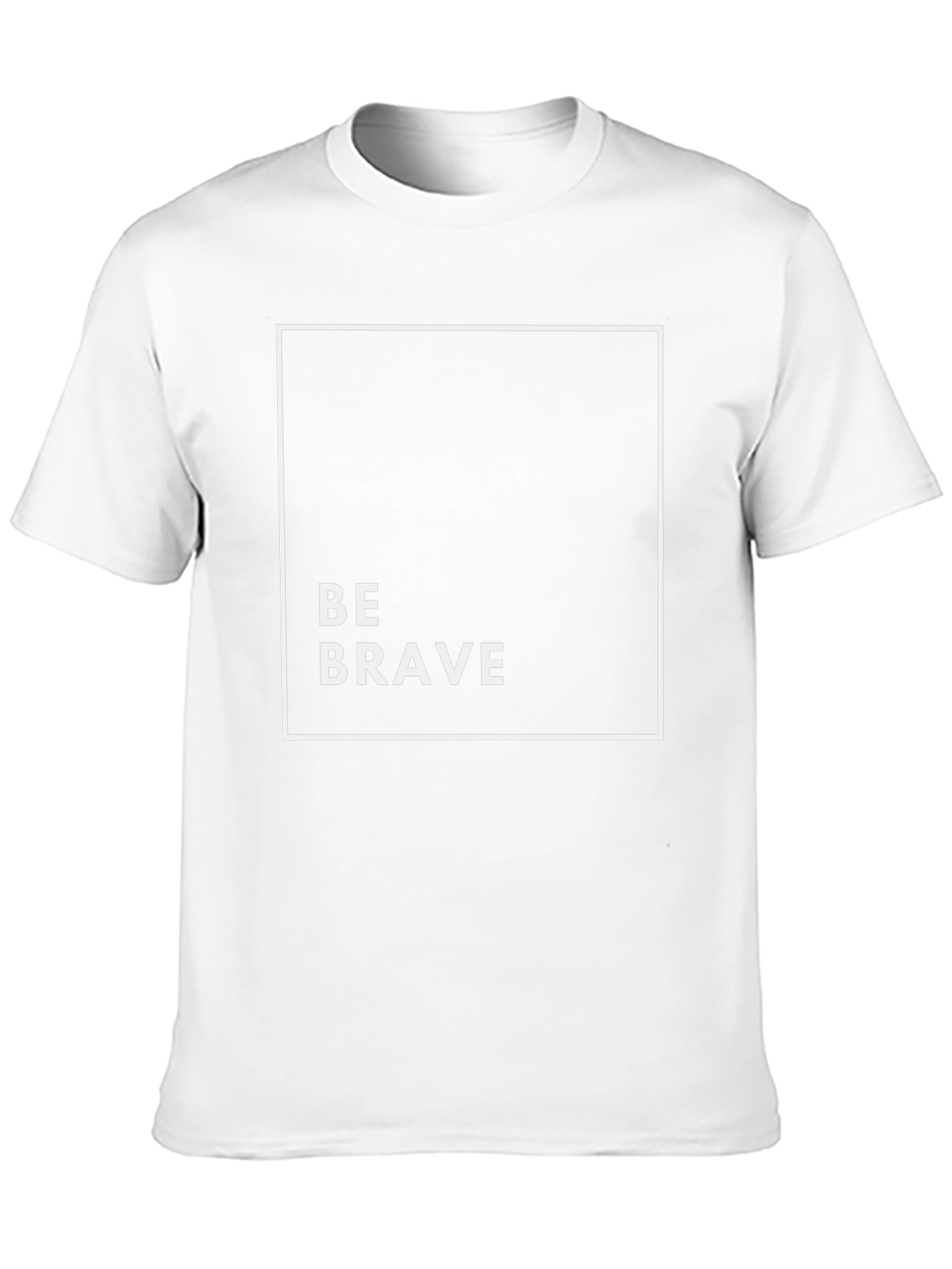 Be Brave Graphic Tee - Black