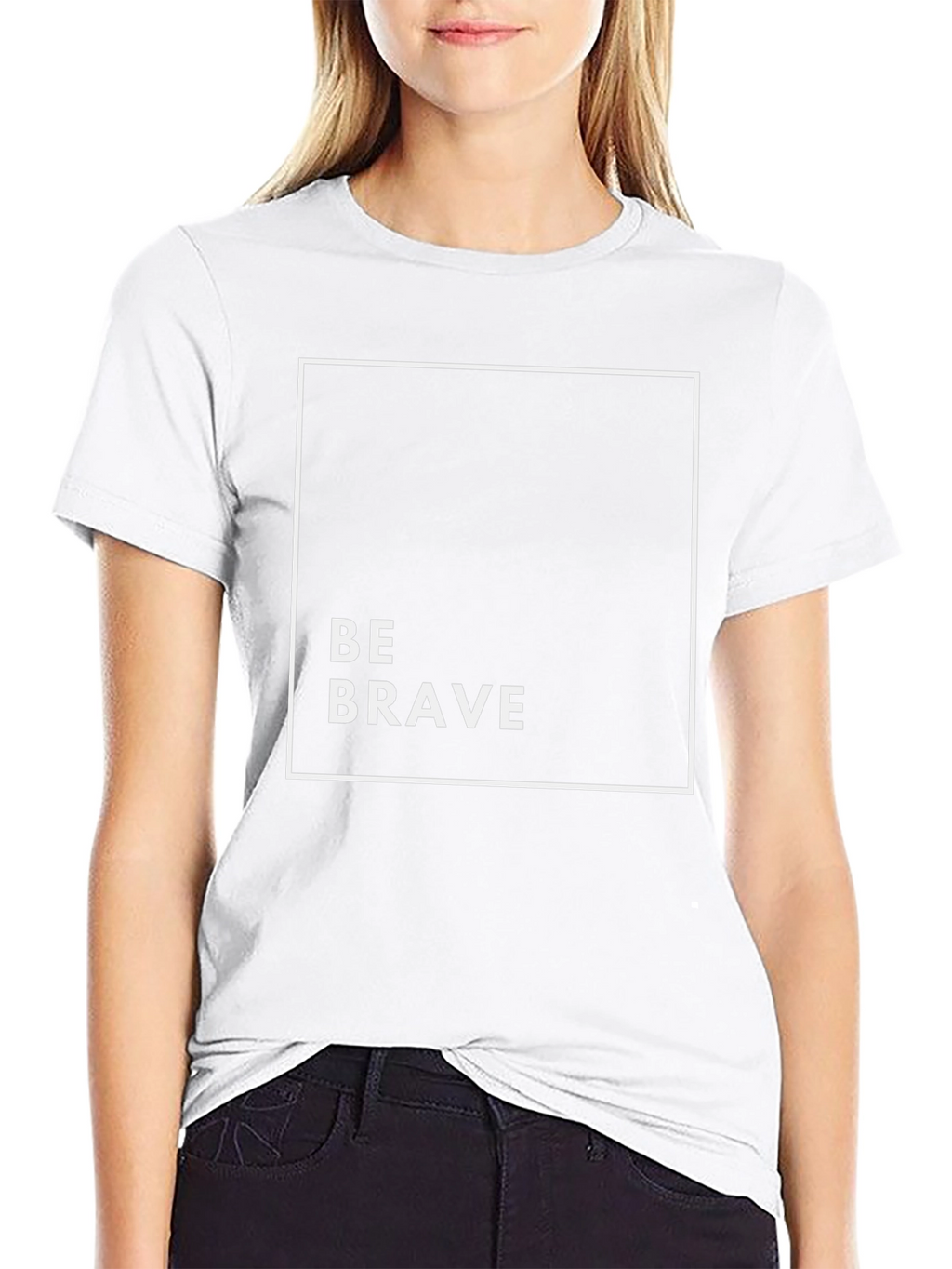 Be Brave Graphic Tee - Black