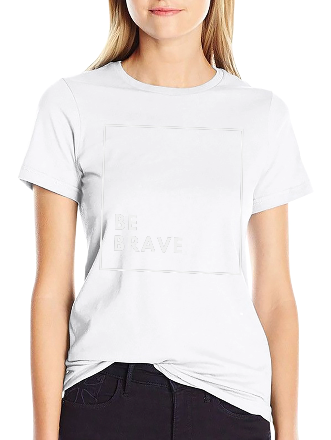 Be Brave Graphic Tee - Black