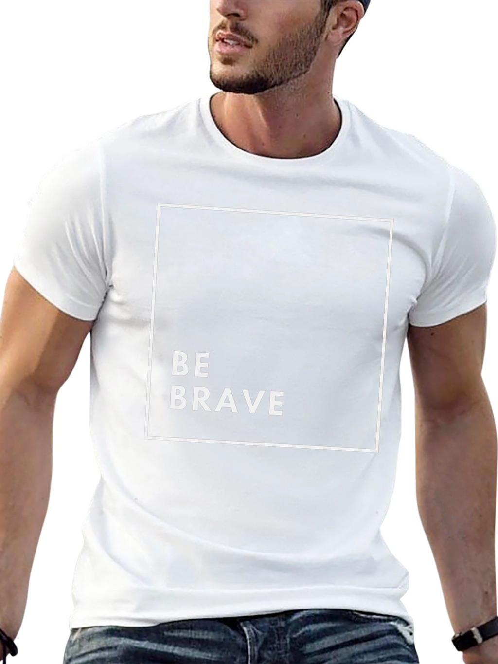 Be Brave Graphic Tee - Black
