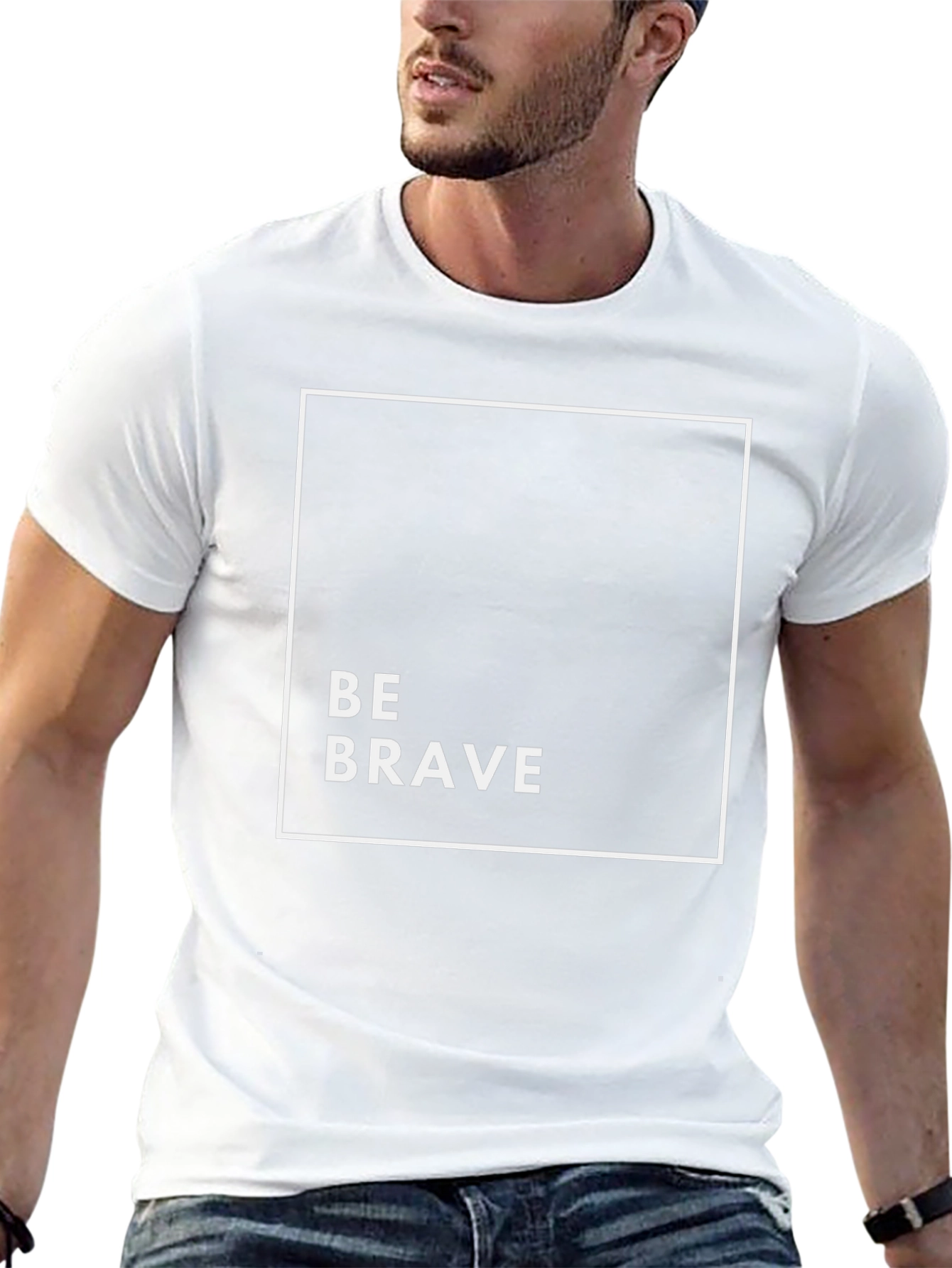 Be Brave Graphic Tee - Black