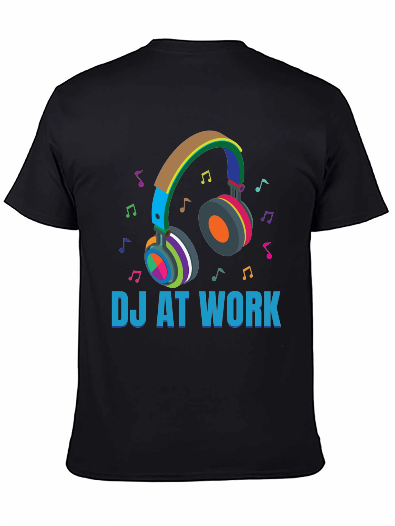 DJ At Work Graphic Tee - Music Lover T-Shirt