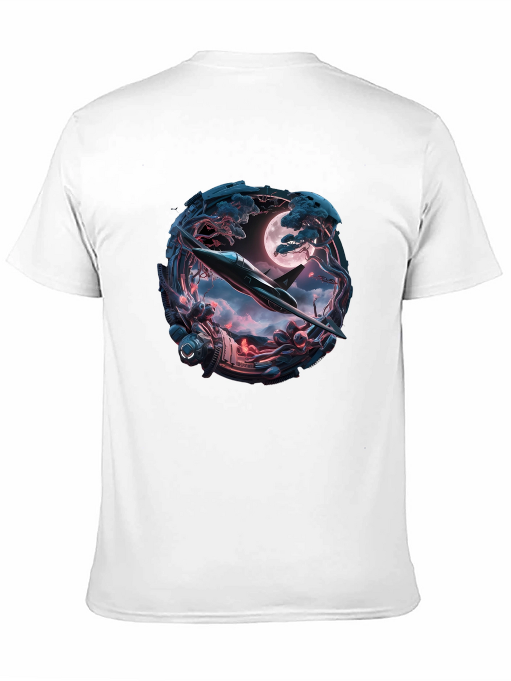 Jet Flight Black Graphic Tee