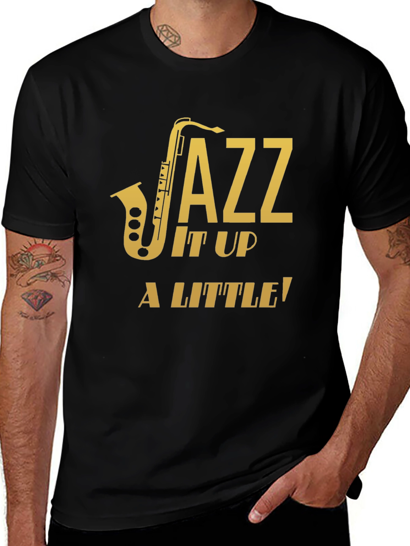 Jazz It Up T-Shirt: Stylish Music Lovers Tee