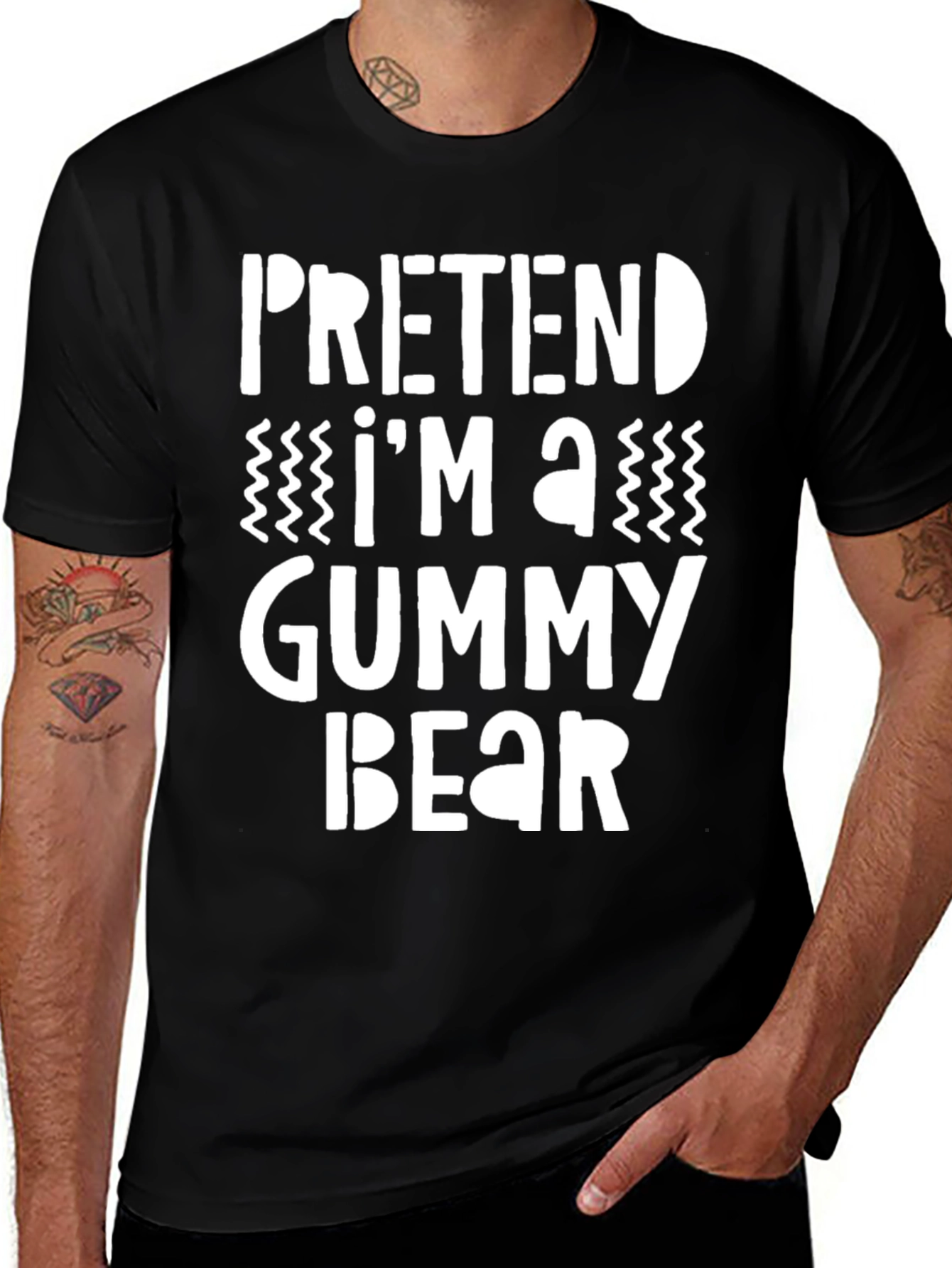 Funny Gummy Bear T-Shirt Pretend Im A Gummy Bear