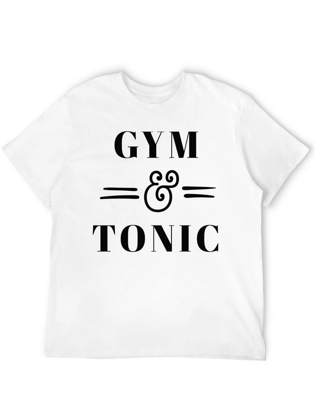 Gym & Tonic Black Graphic Tee