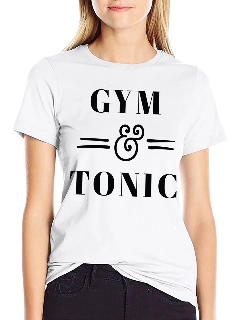 Gym & Tonic Black Graphic Tee