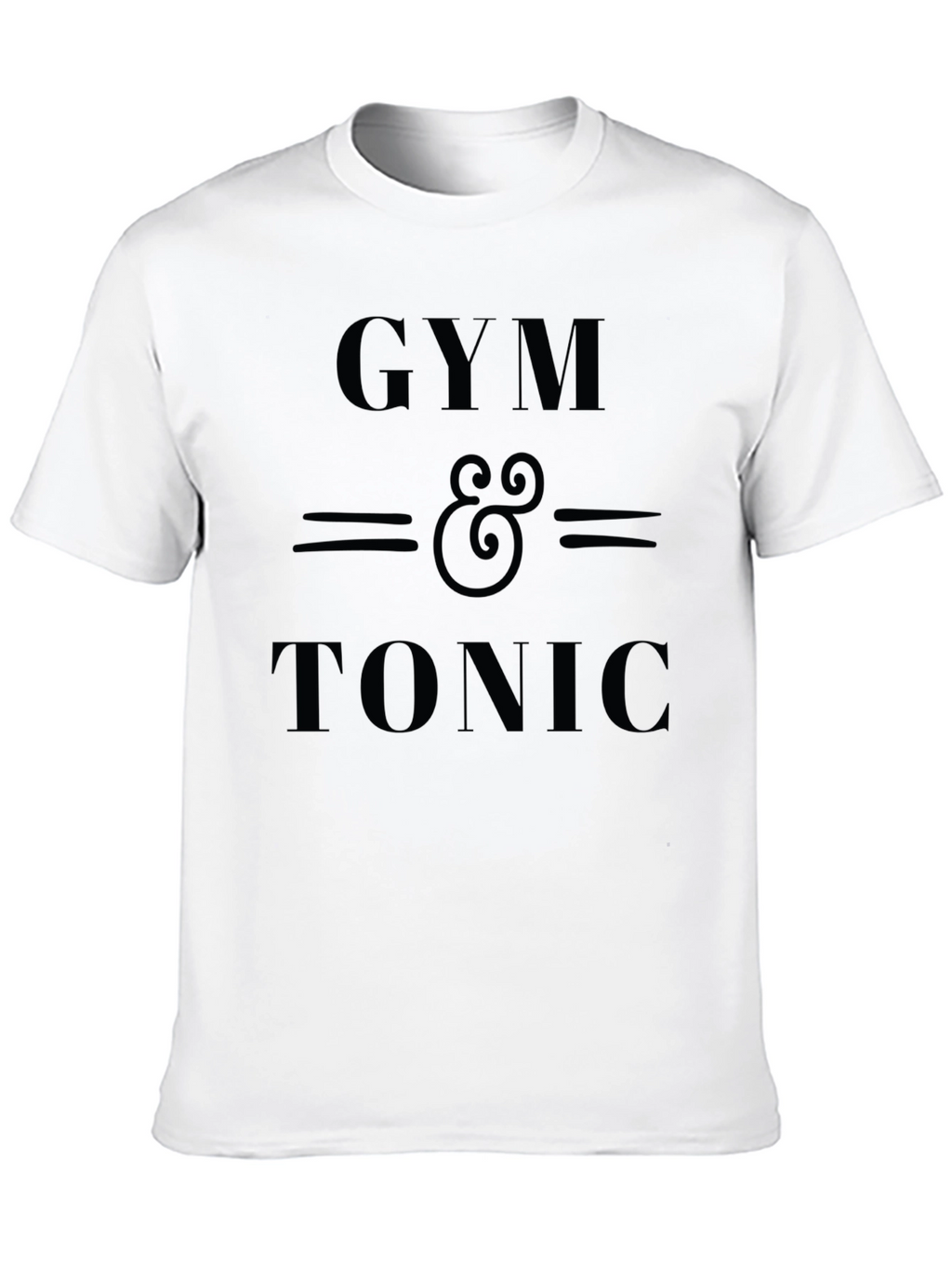 Gym & Tonic Black Graphic Tee