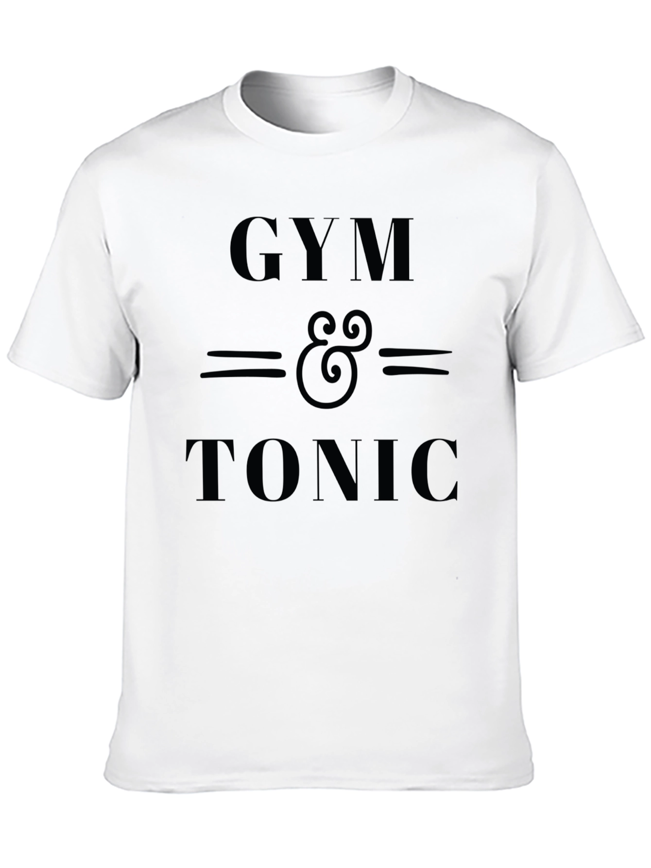 Gym & Tonic Black Graphic Tee