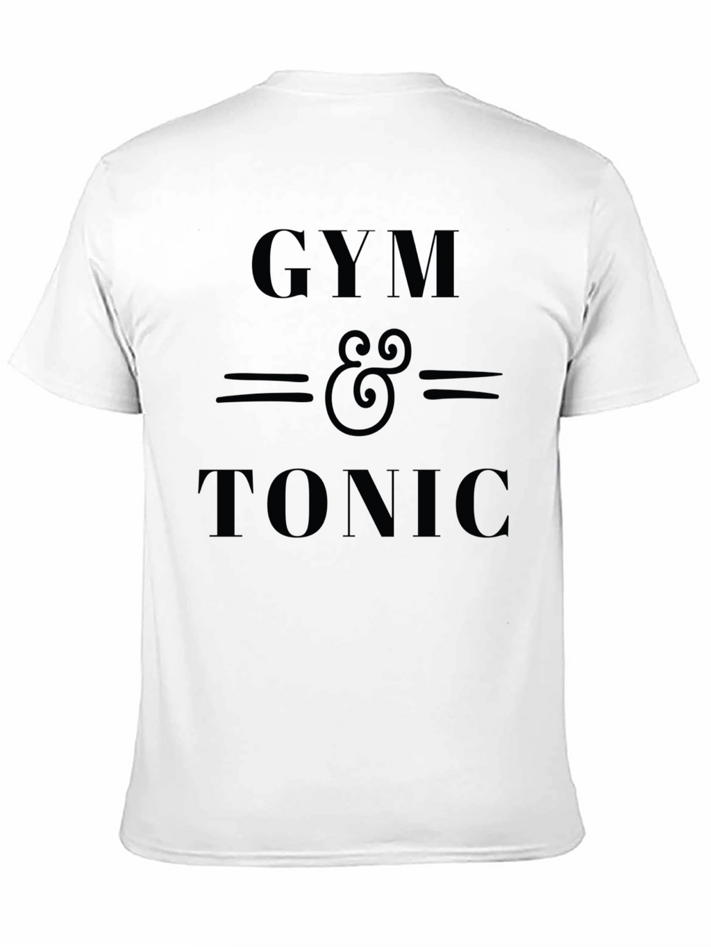 Gym & Tonic Black Graphic Tee