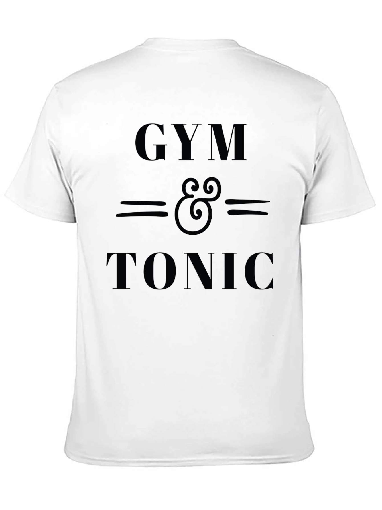 Gym & Tonic Black Graphic Tee