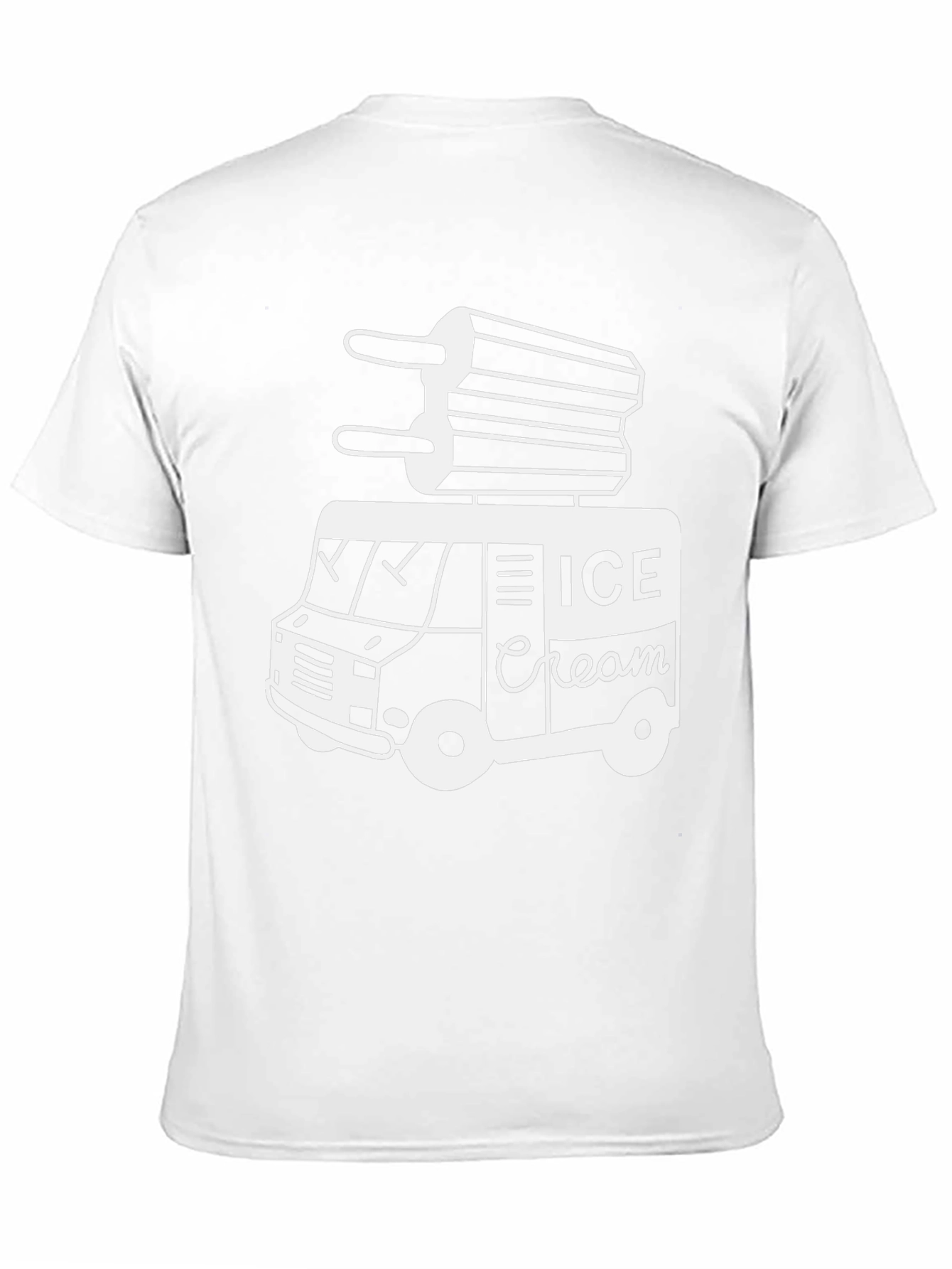 Ice Cream Truck Graphic Tee - Black