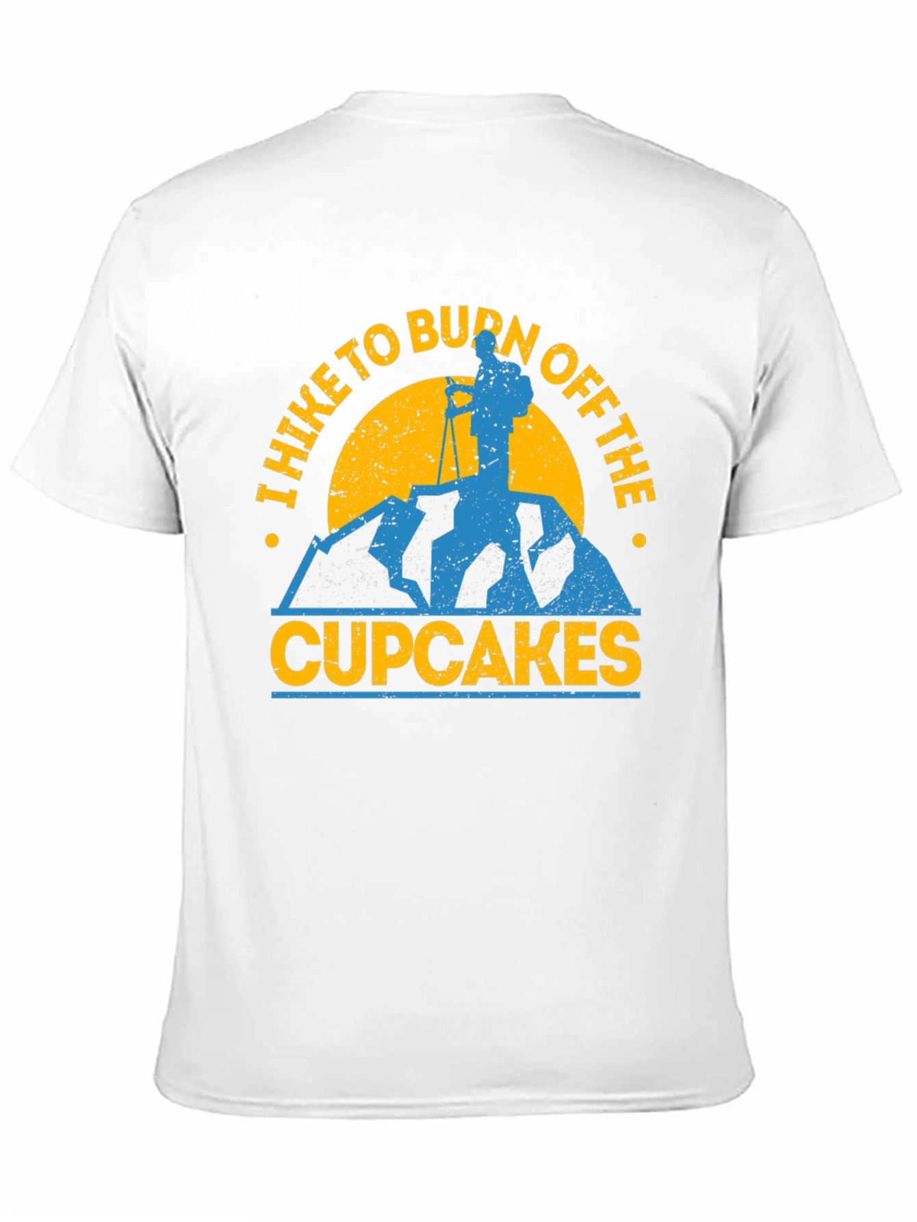 Hike to Burn Off Cupcakes Graphic T-Shirt