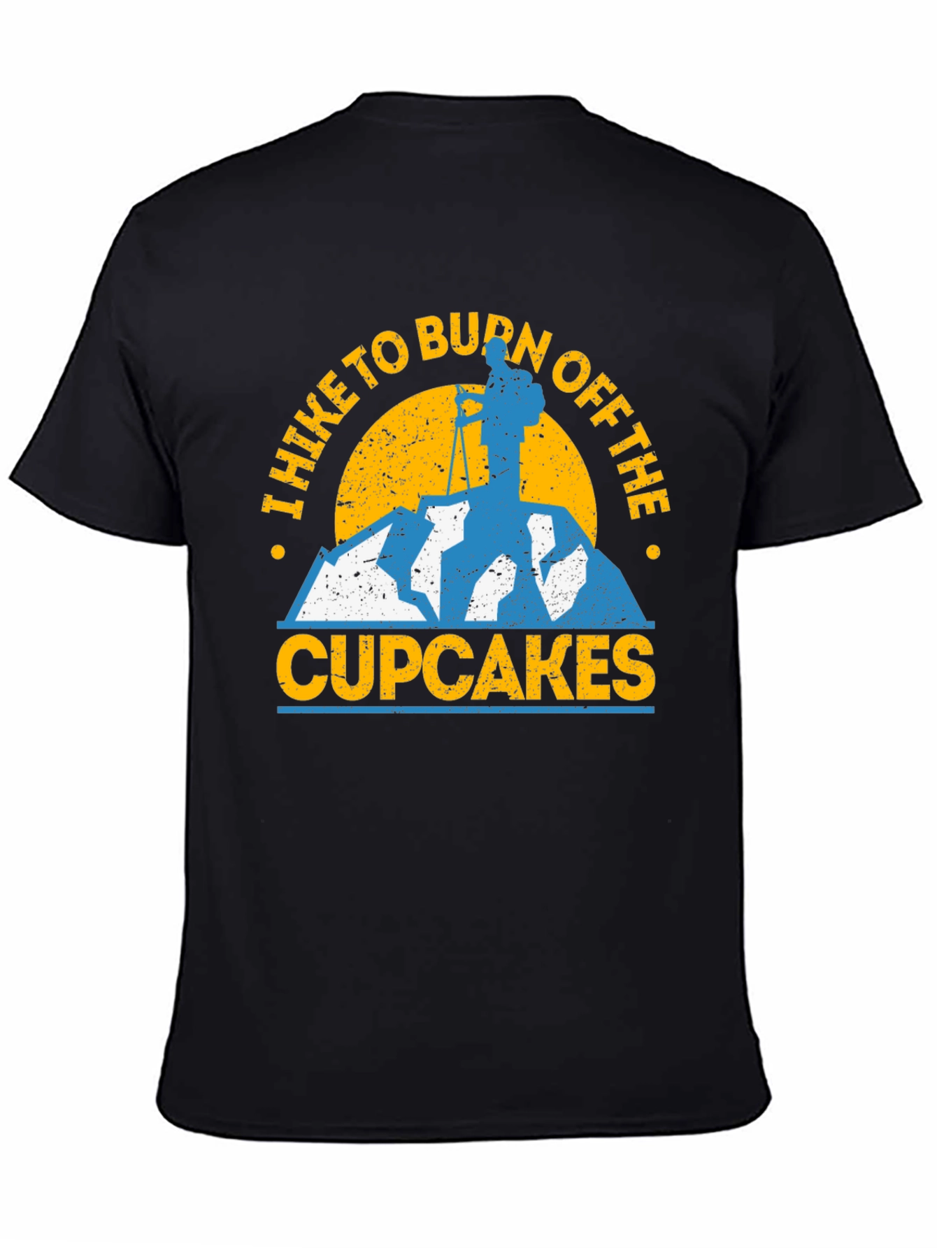 Hike to Burn Off Cupcakes Graphic T-Shirt