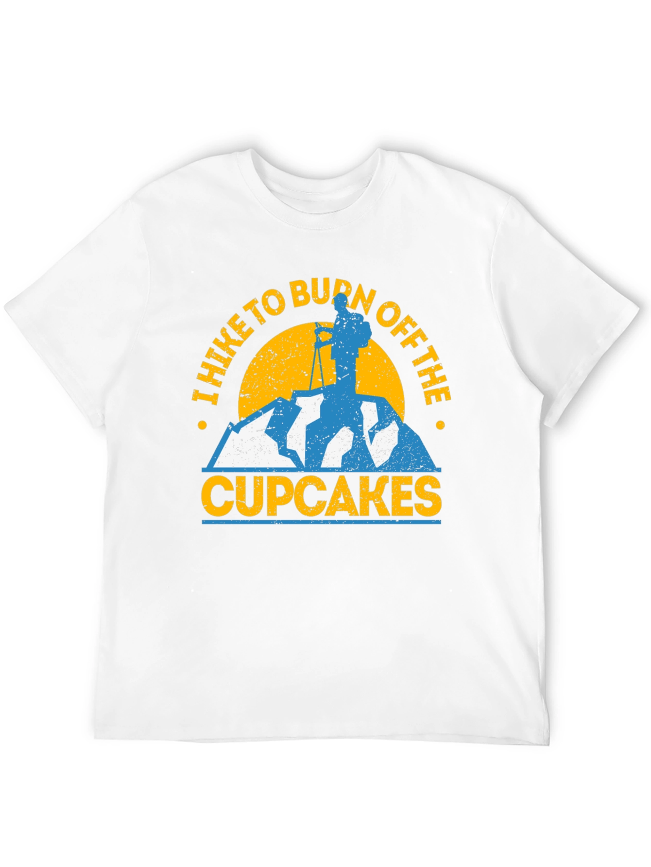 Hike to Burn Off Cupcakes Graphic T-Shirt