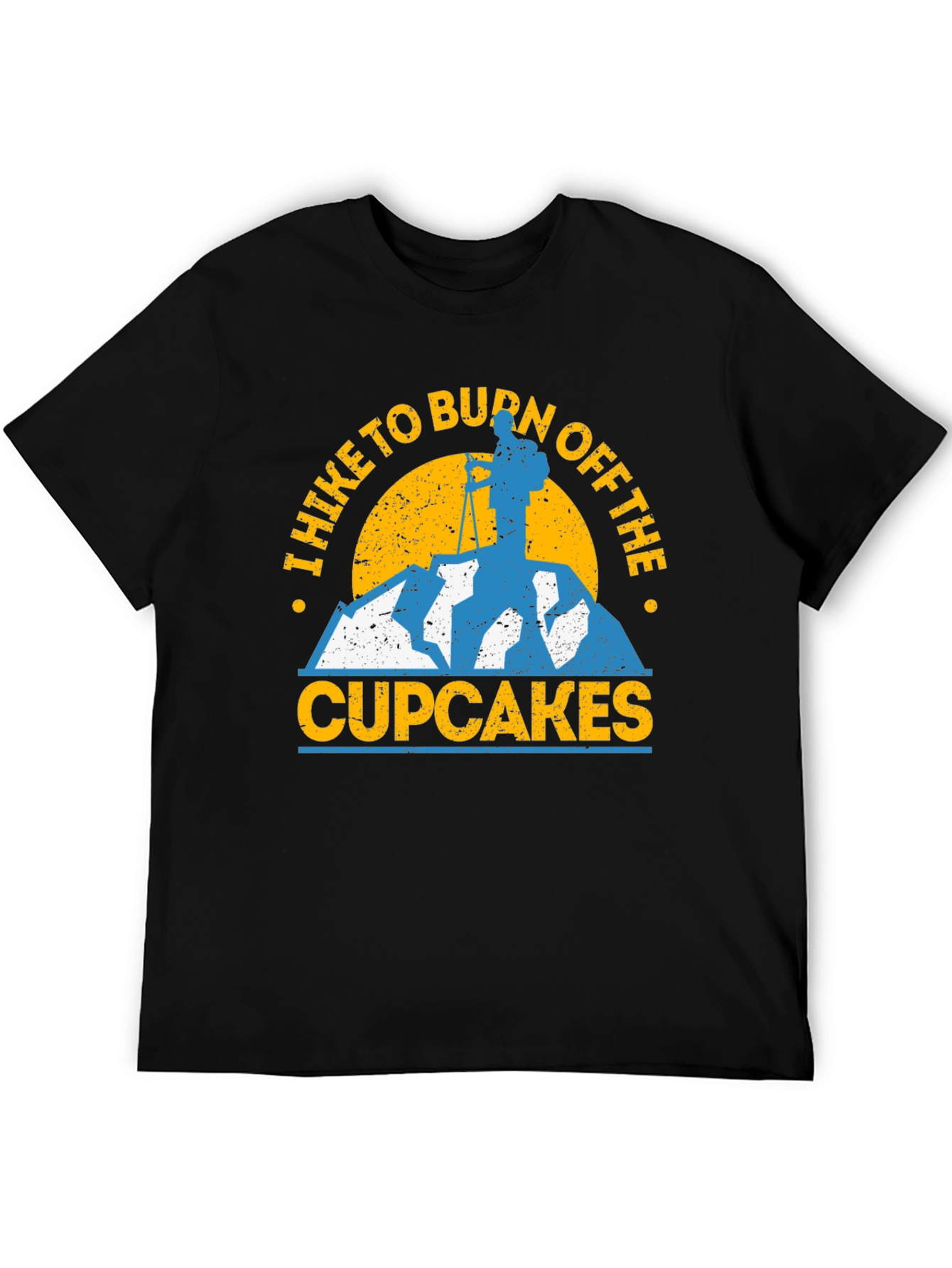 Hike to Burn Off Cupcakes Graphic T-Shirt