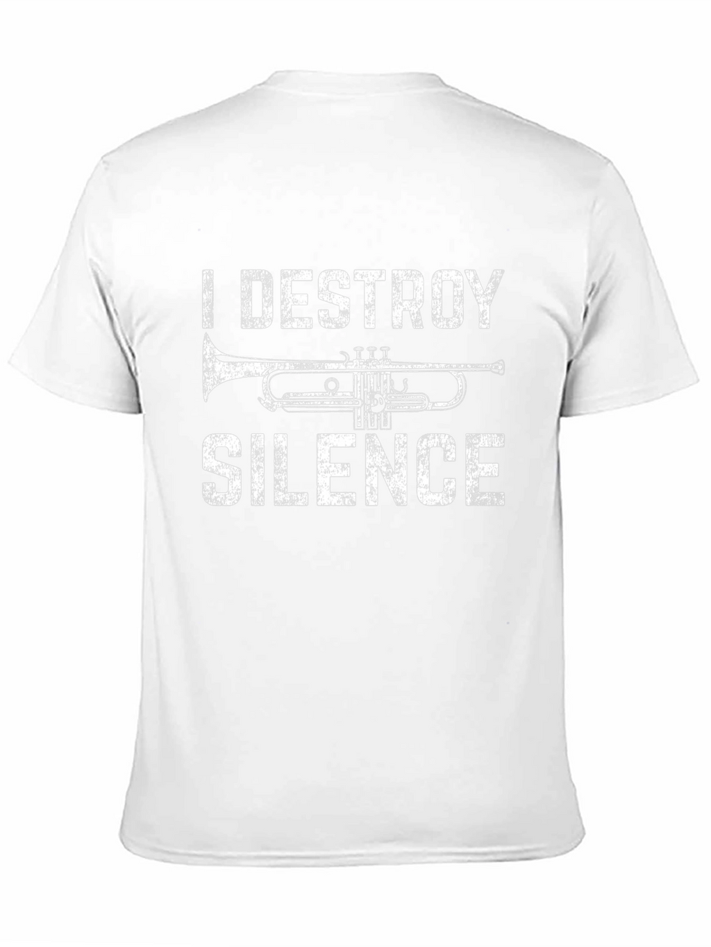 I Destroy Silence Trumpet Graphic Tee