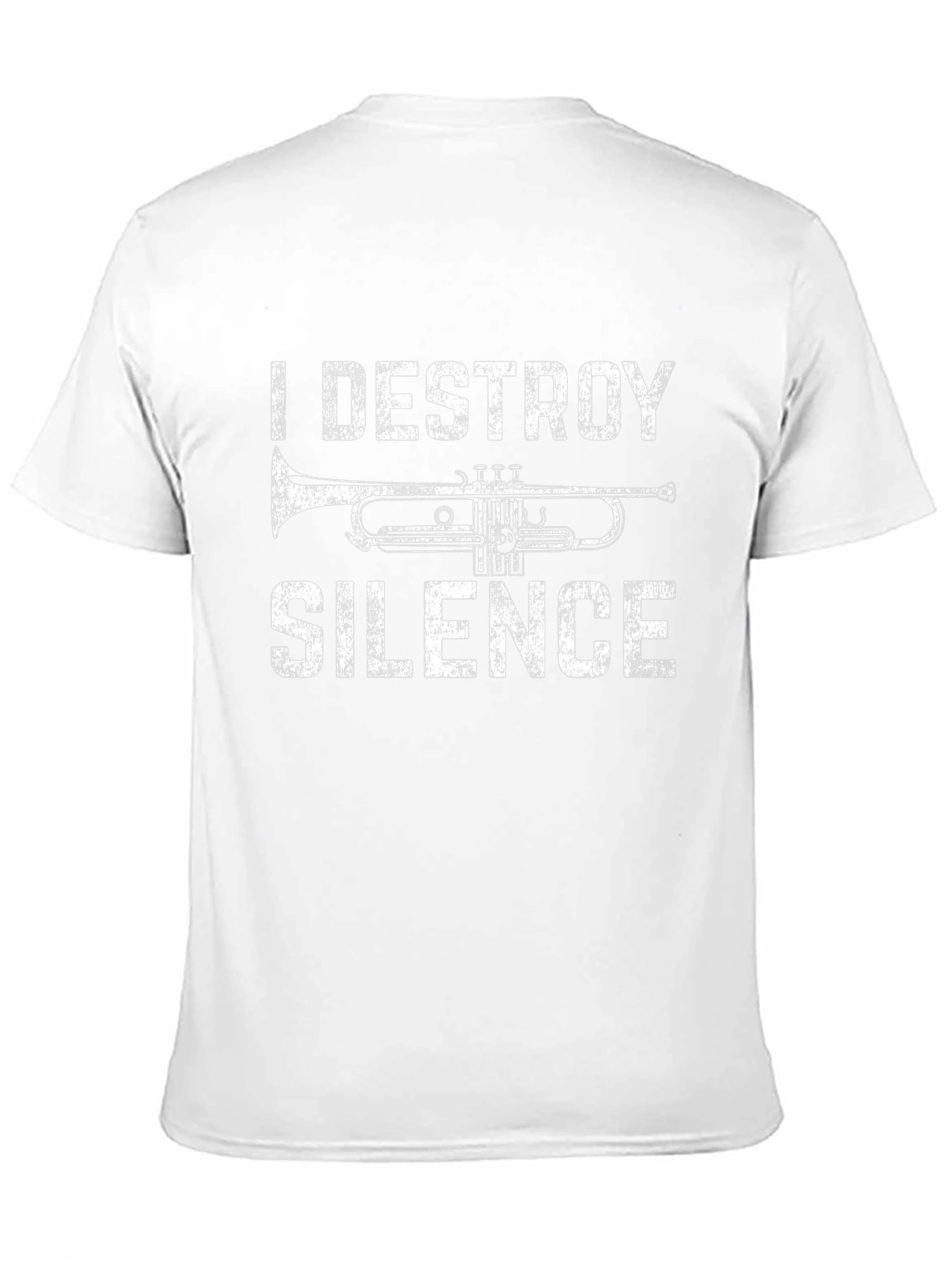 I Destroy Silence Trumpet Graphic Tee