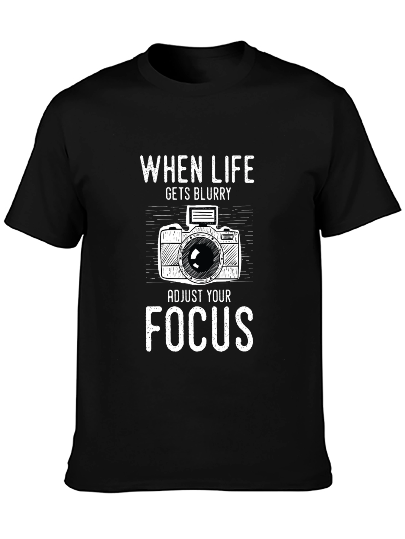 Focus T-Shirt - Life Gets Blurry Photography Tee