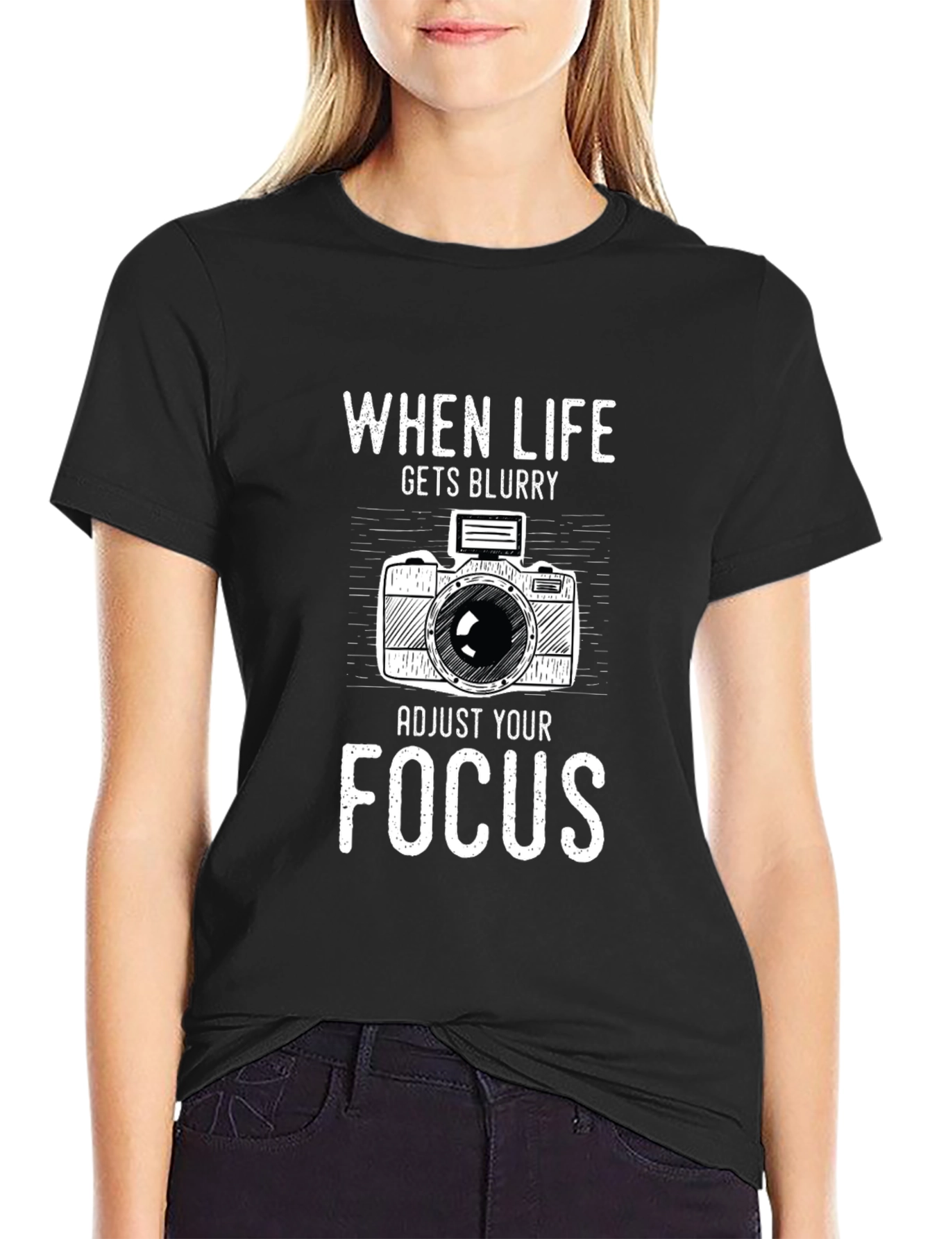 Focus T-Shirt - Life Gets Blurry Photography Tee