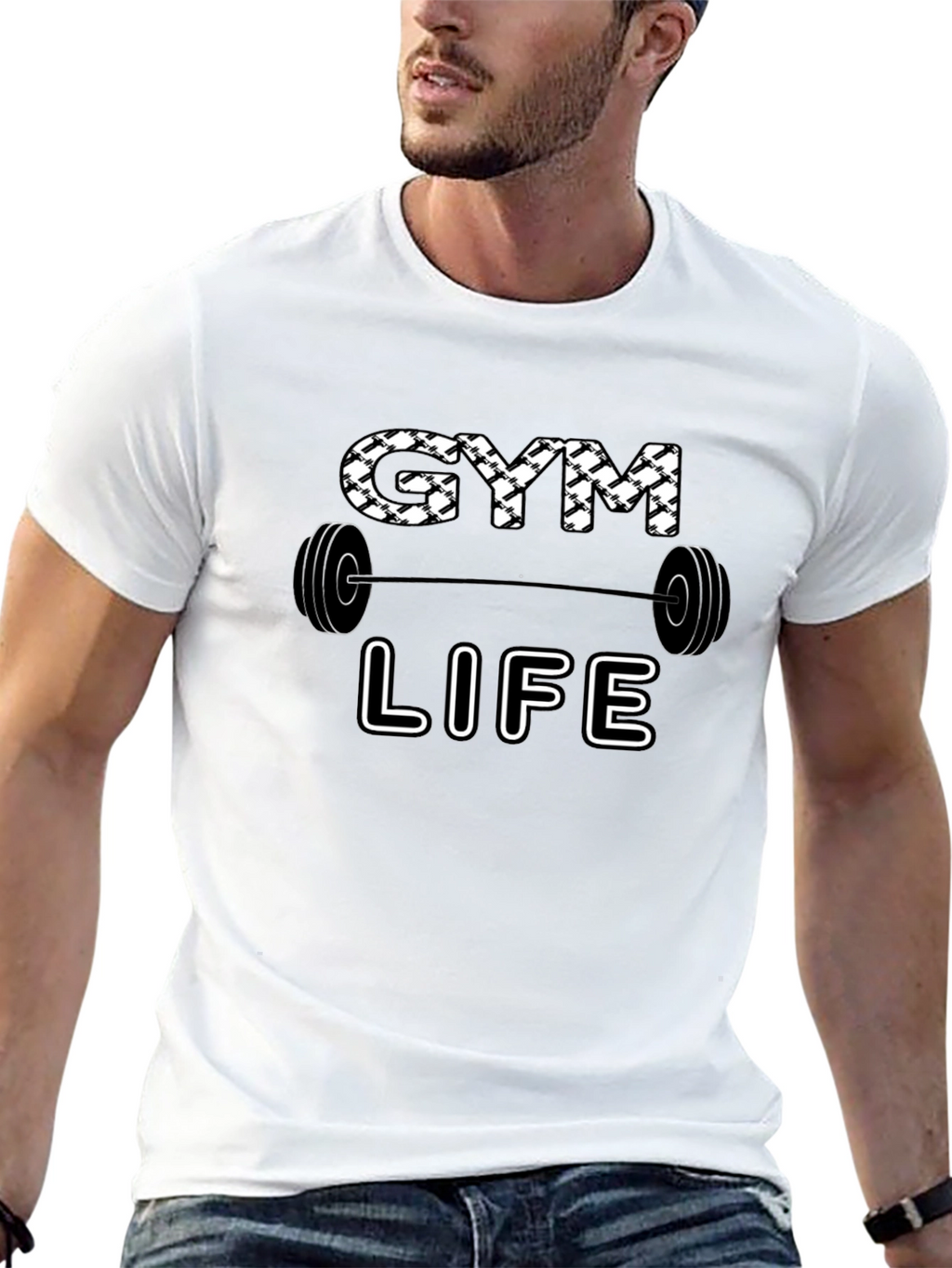 Gym Life Graphic T-Shirt