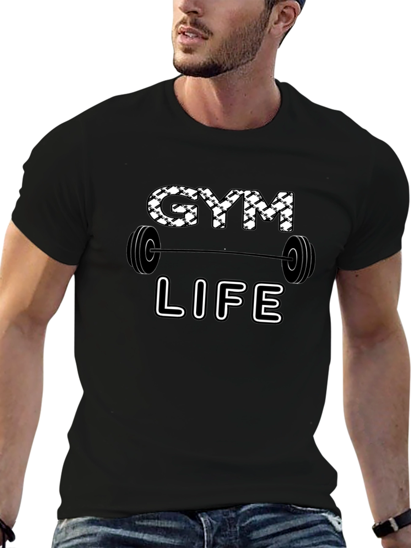 Gym Life Graphic T-Shirt