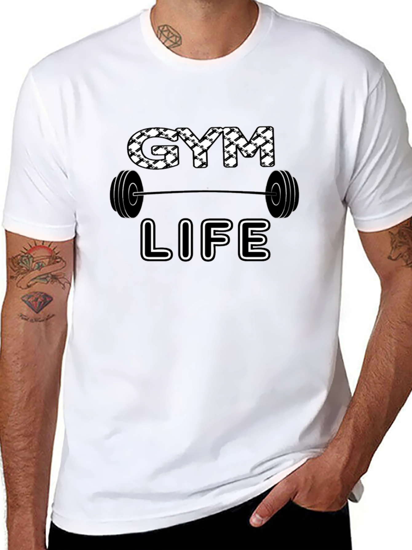 Gym Life Graphic T-Shirt