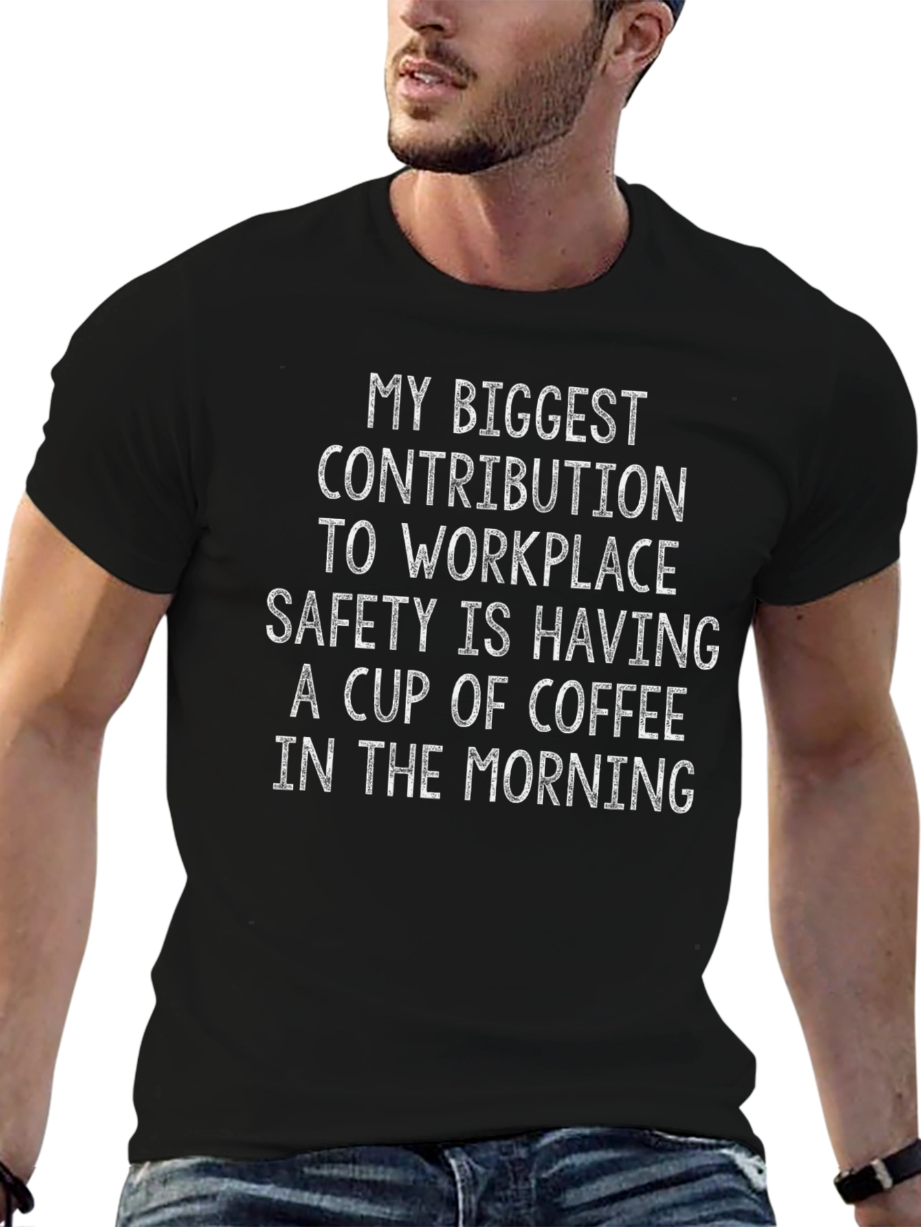Funny Workplace Safety Coffee T-Shirt