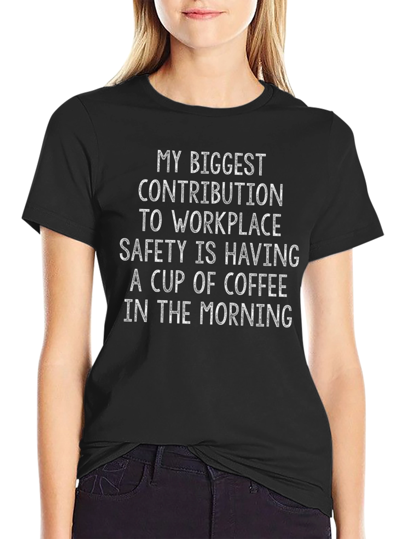 Funny Workplace Safety Coffee T-Shirt
