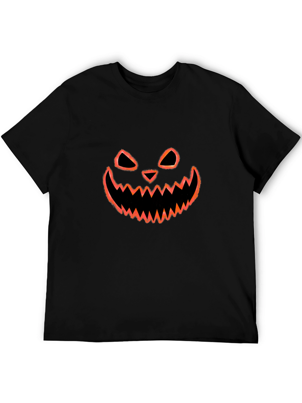 Halloween Pumpkin Face Graphic T-Shirt