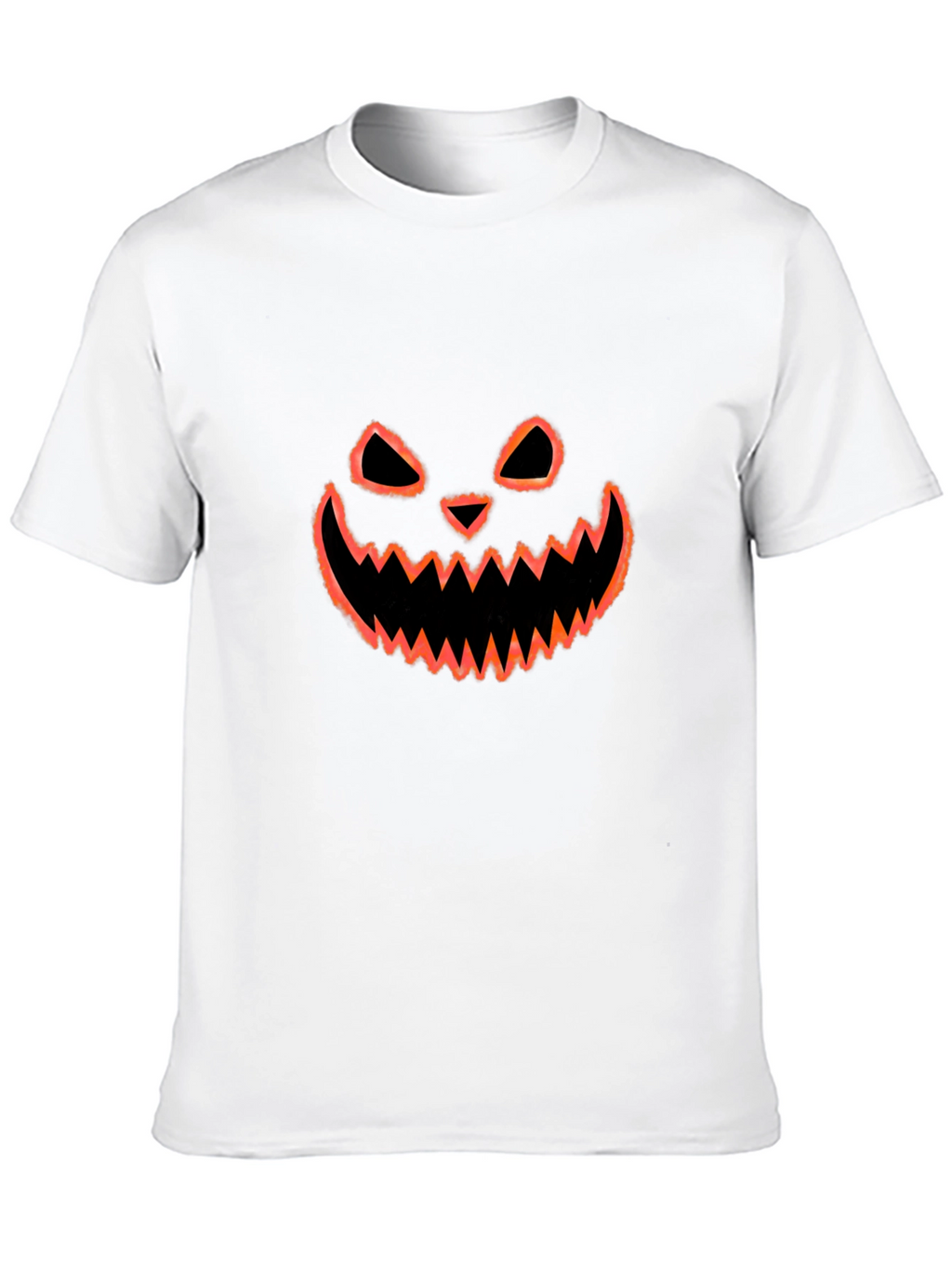Halloween Pumpkin Face Graphic T-Shirt