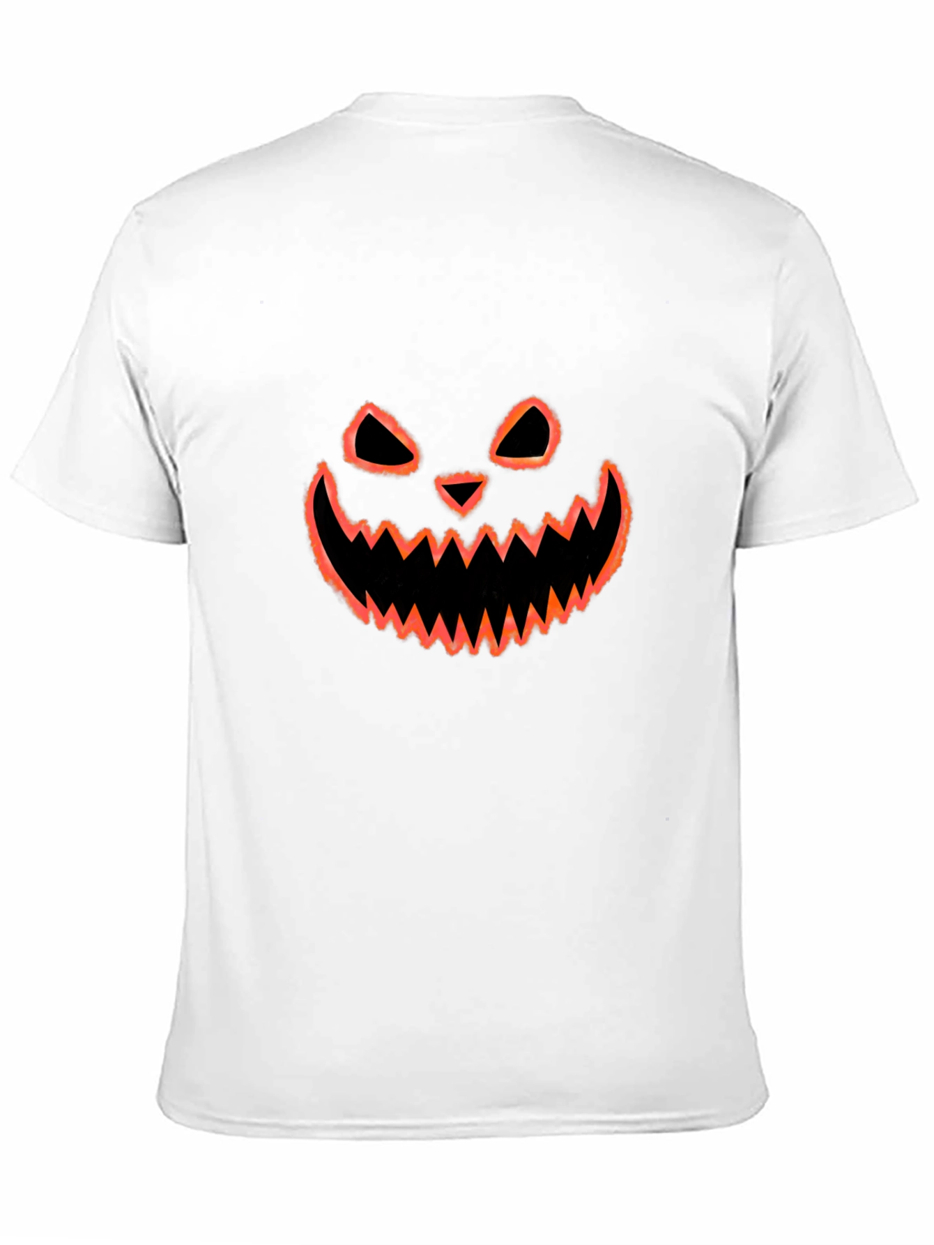 Halloween Pumpkin Face Graphic T-Shirt