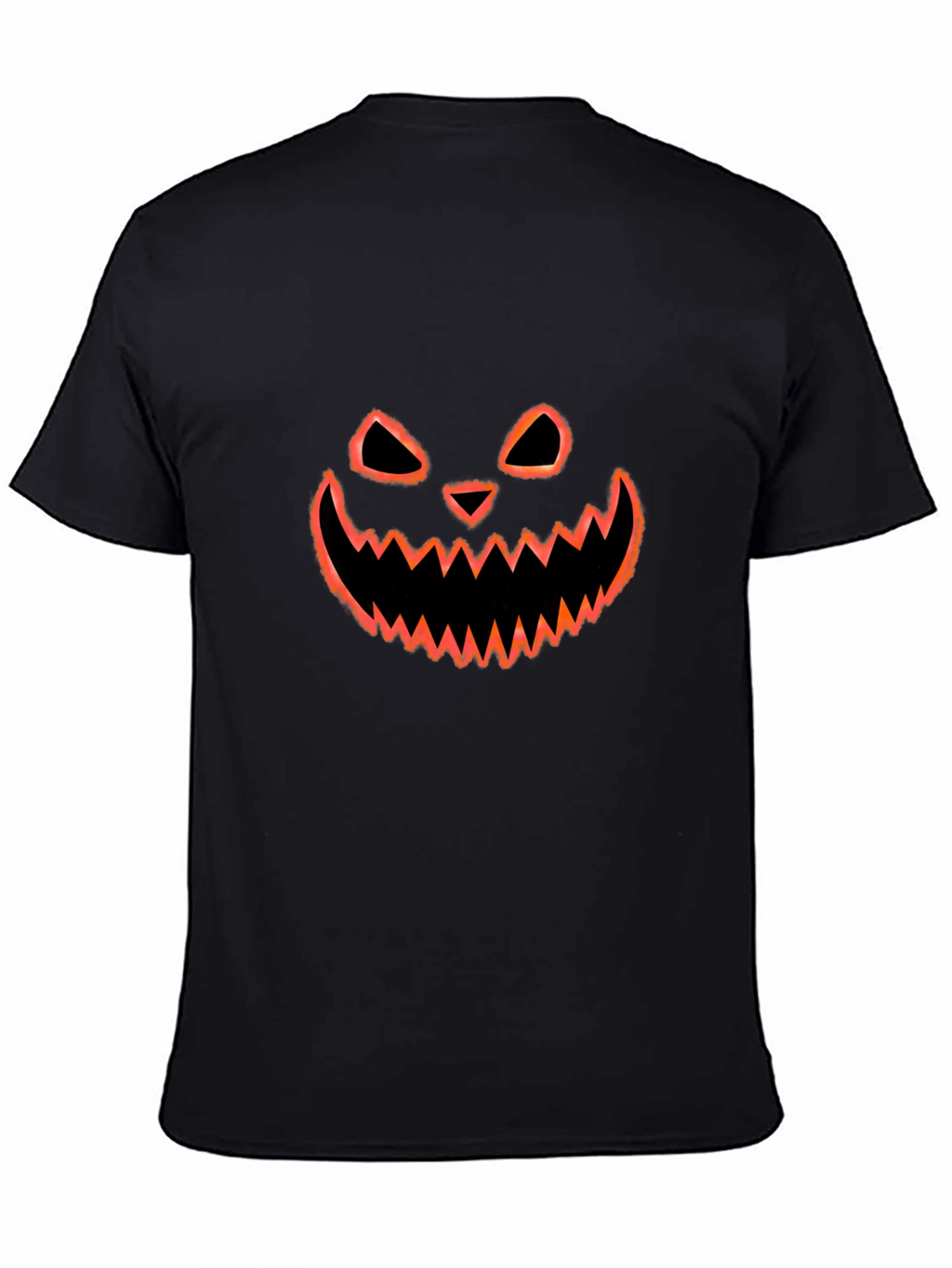 Halloween Pumpkin Face Graphic T-Shirt