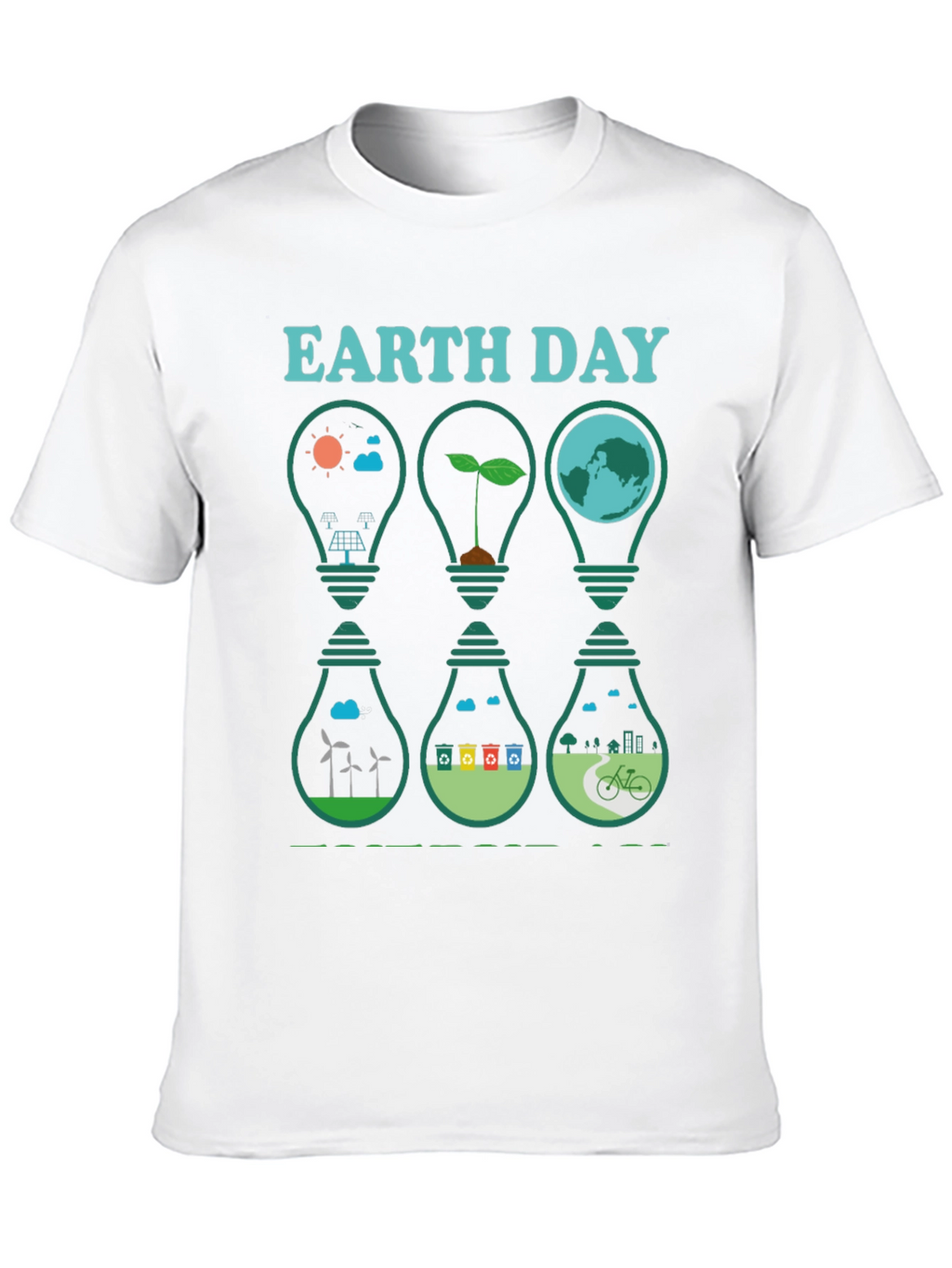 Eco-Friendly Earth Day Graphic T-Shirt